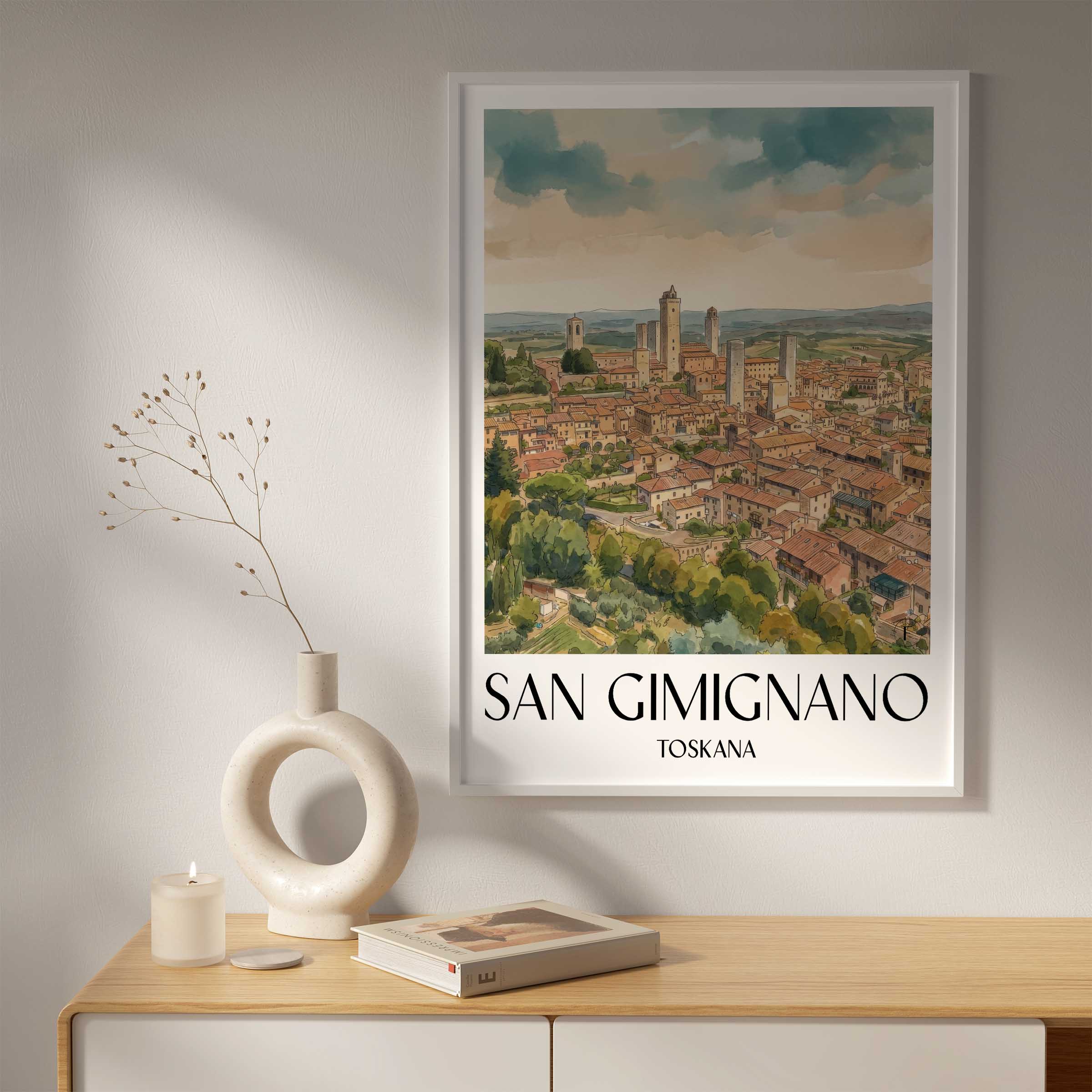 san-gimignano-toskana-italien-poster-aquarell