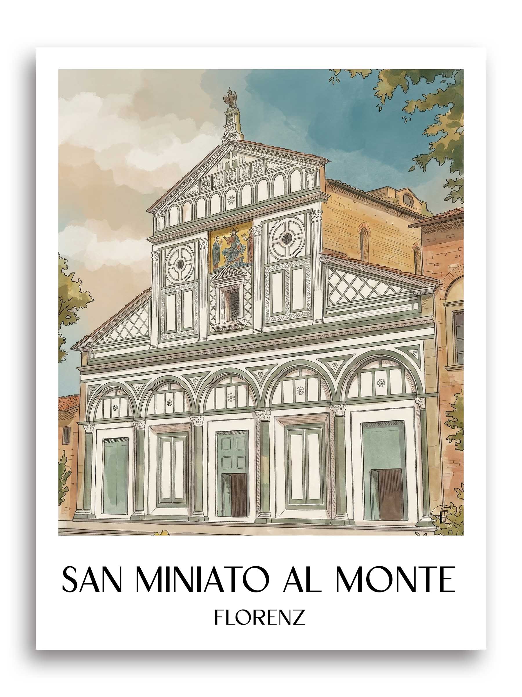 san-miniato-al-monte-florenz-italien-poster-aquarell