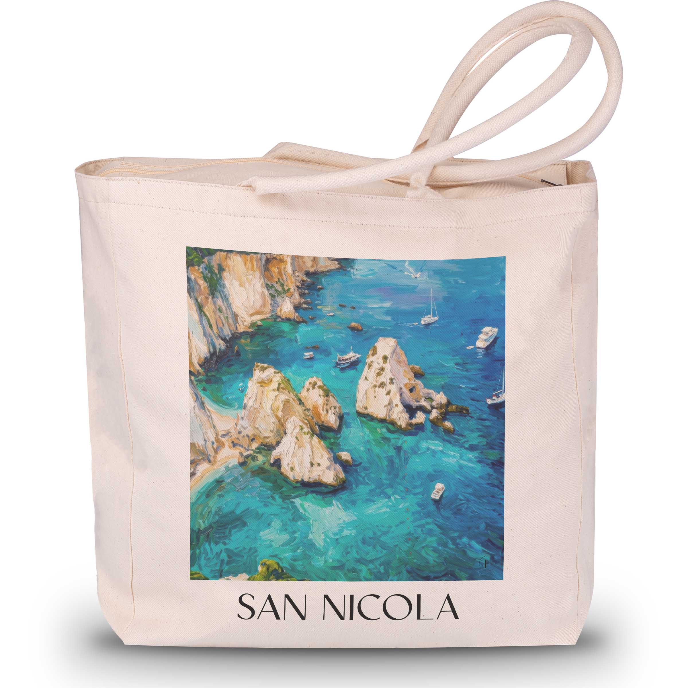 san-nicola-tremiti-italien-einkaufstasche-oil-painting-oelgemaelde