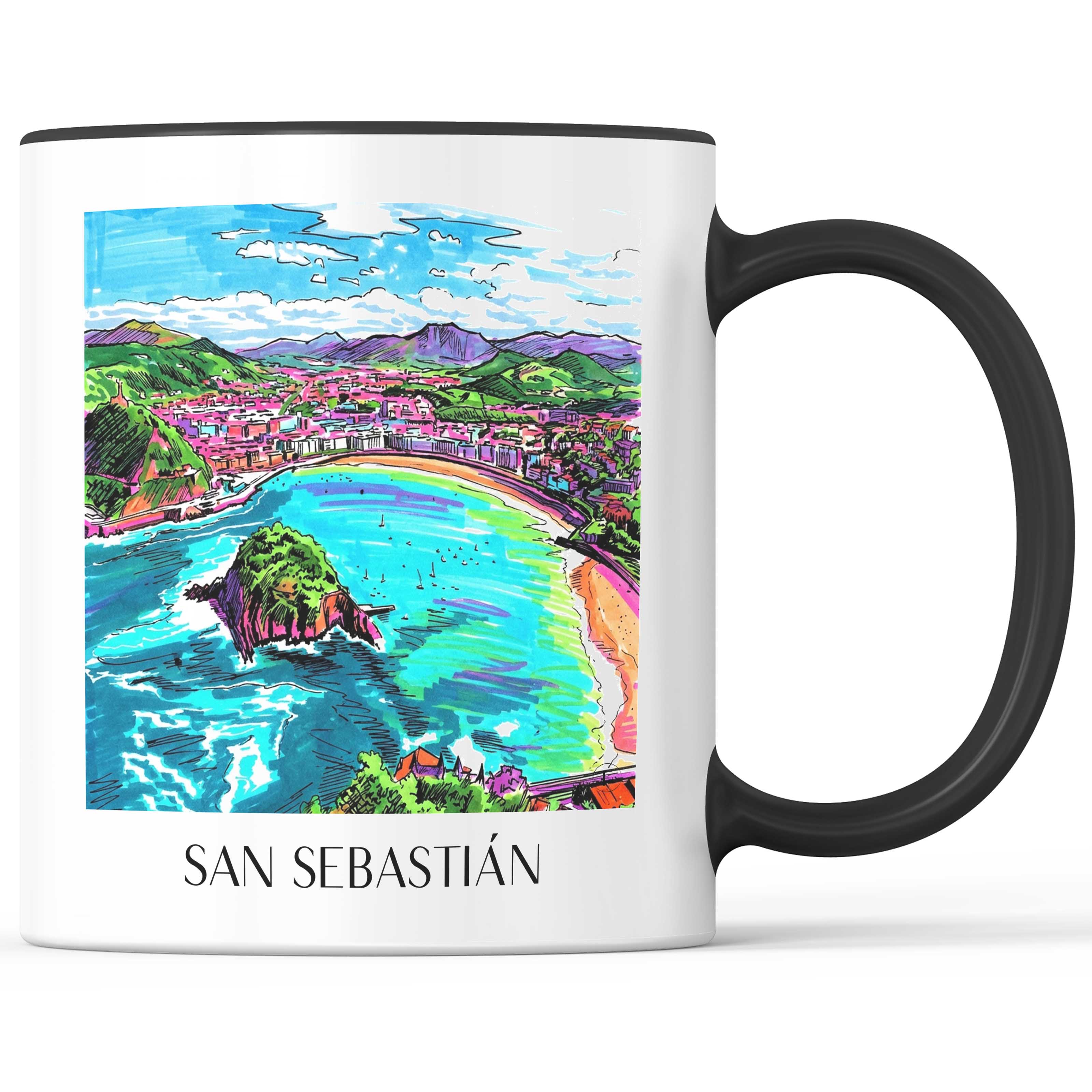 san-sebastián-spanien-spanien-kaffeebecher-graffiti