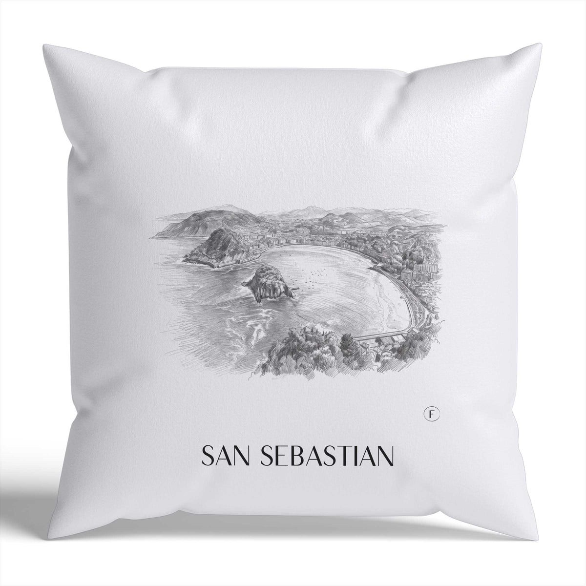 san-sebastian-spanien-spanien-kissenbezug-bleistift-zeichnung-drawing