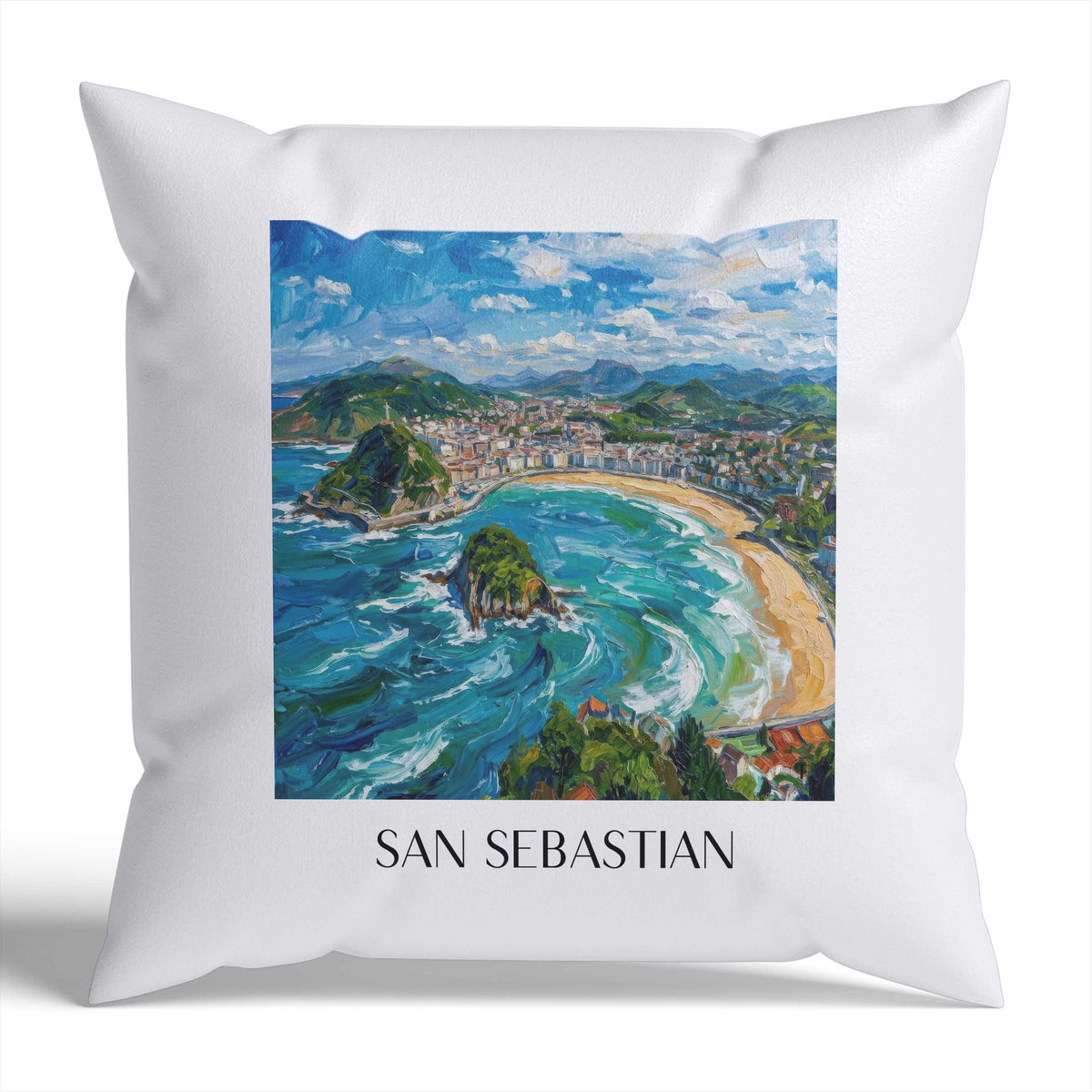 san-sebastian-spanien-spanien-kissenbezug-oil-painting-oelgemaelde