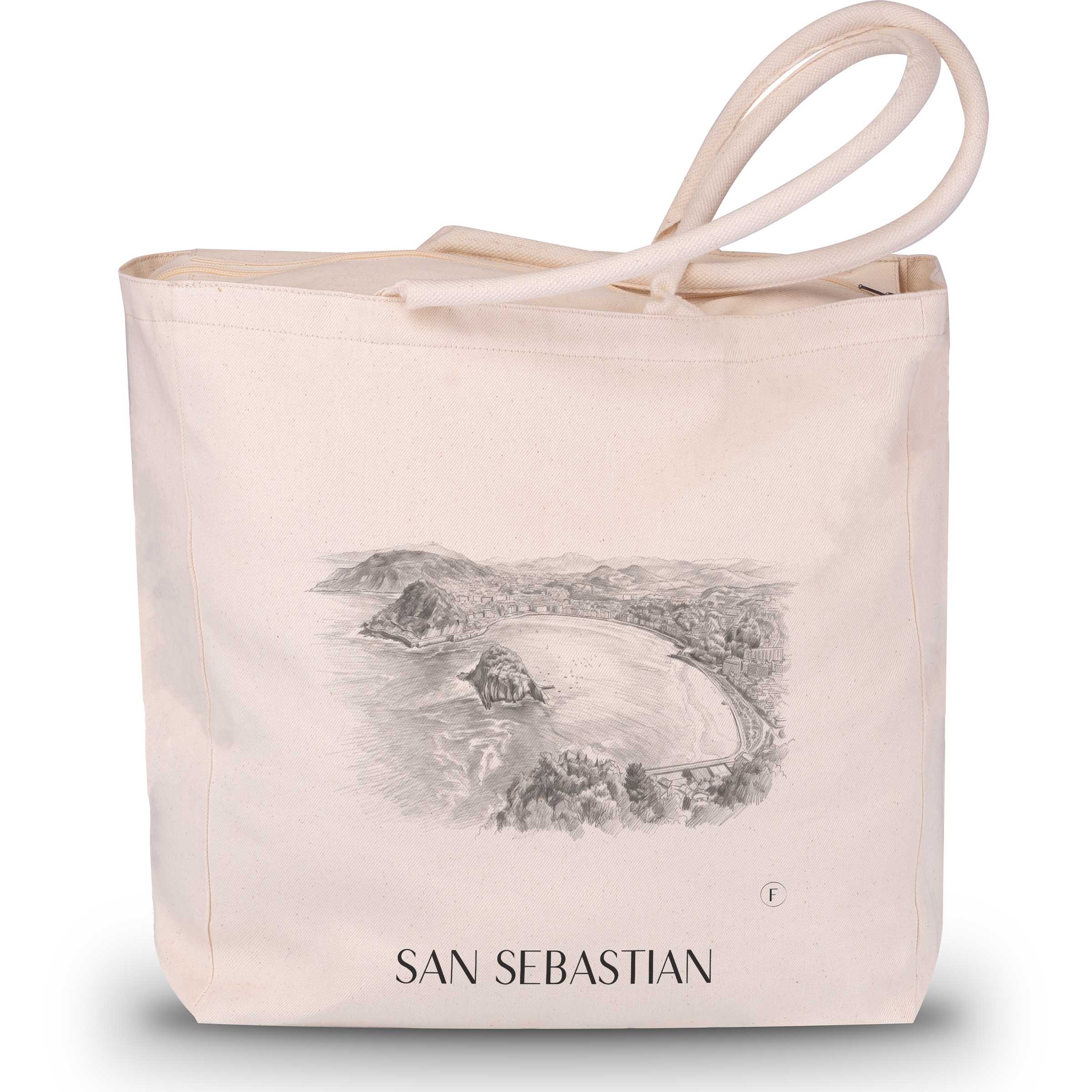 san-sebastian-spanien-einkaufstasche-bleistift-zeichnung-drawing