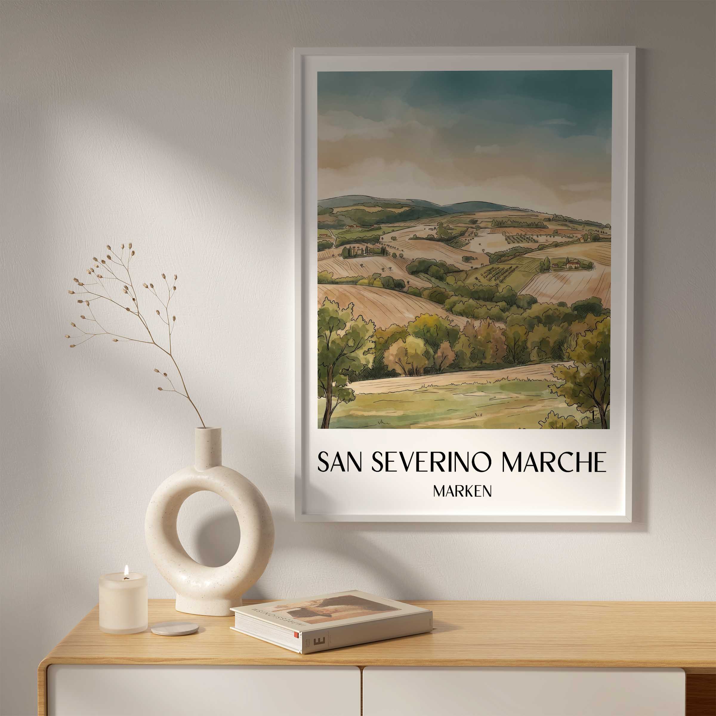 san-severino-marche-marken-italien-poster-aquarell