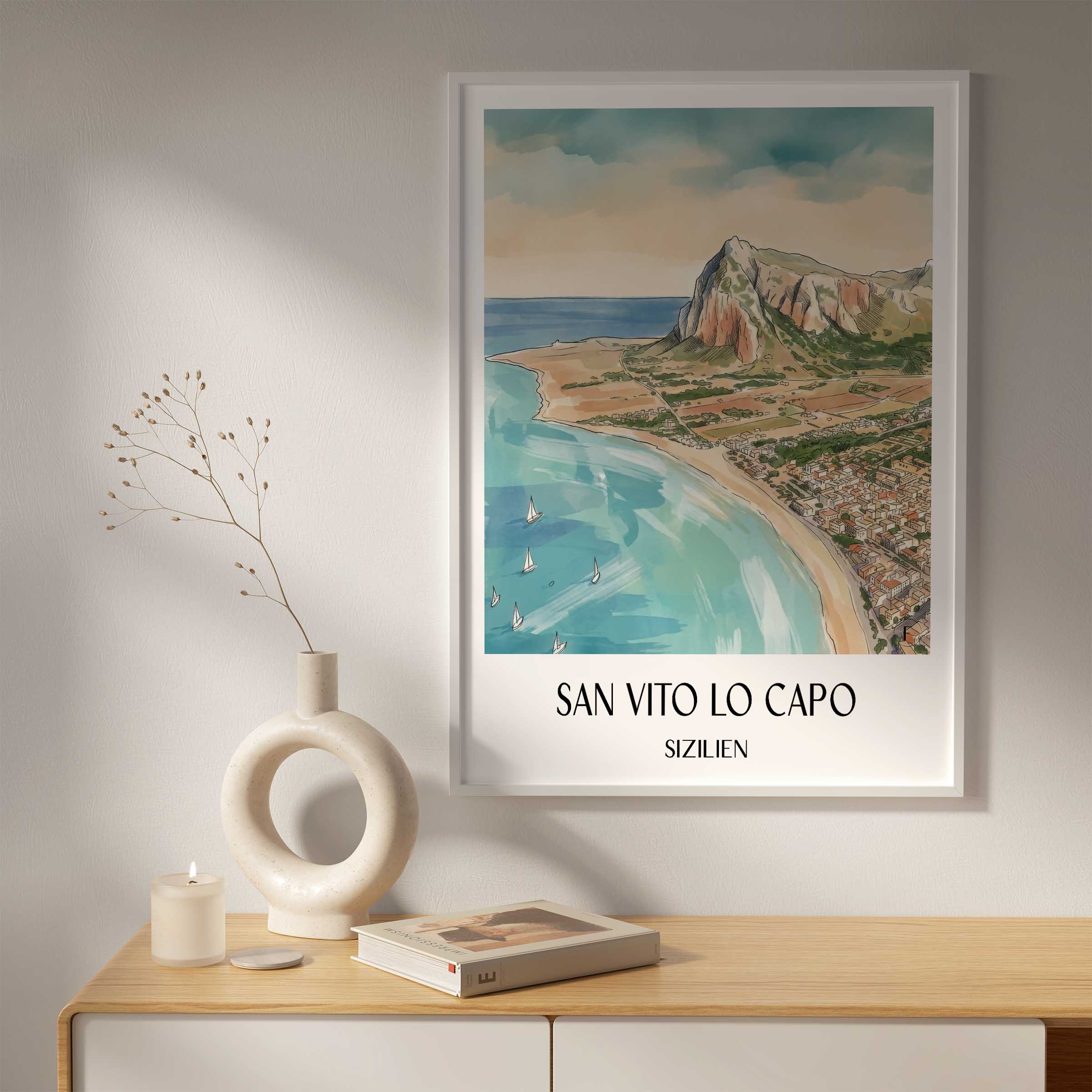 san-vito-lo-capo-sizilien-italien-poster-aquarell