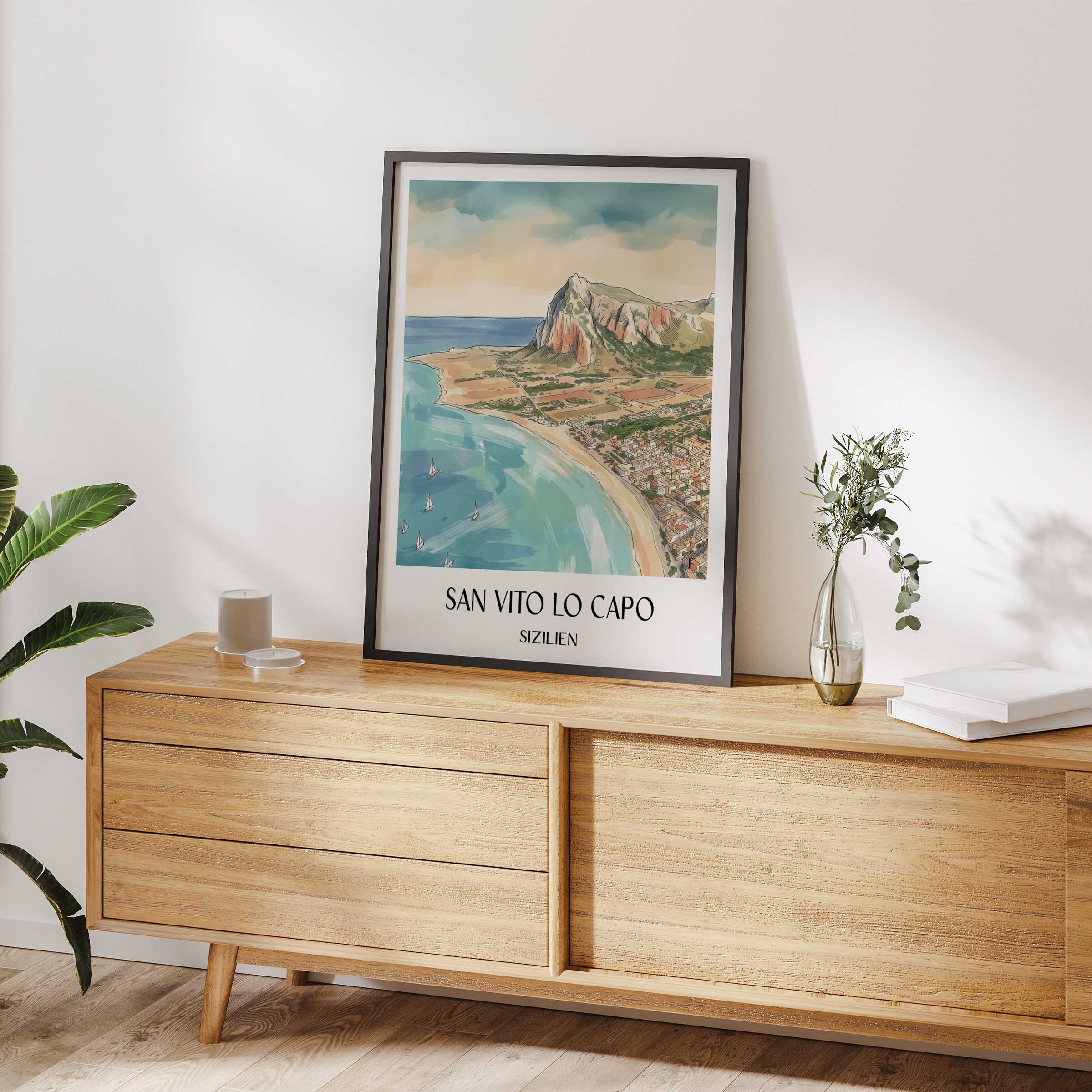 san-vito-lo-capo-sizilien-italien-poster-aquarell