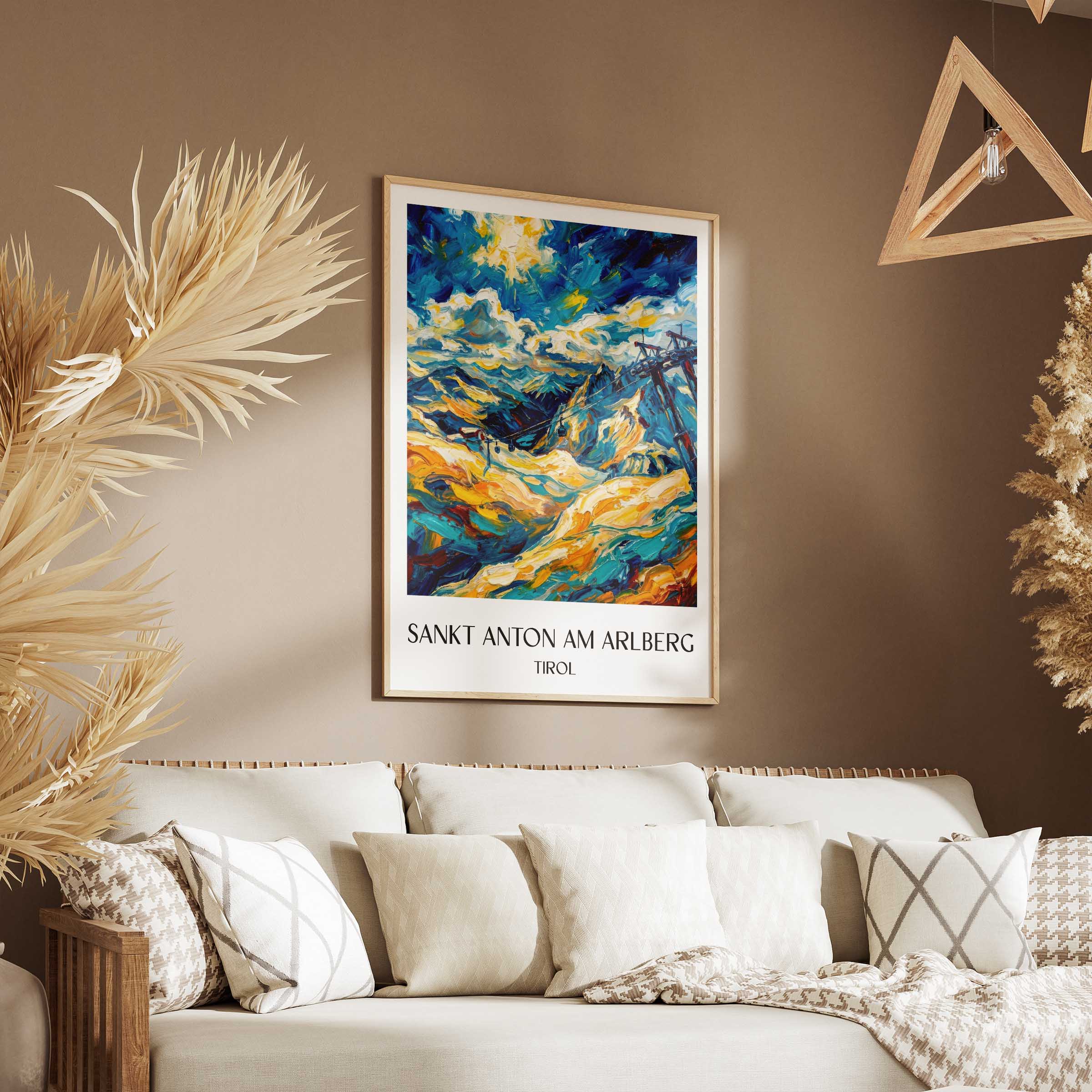 sankt-anton-am-arlberg-tirol-österreich-poster-oil-painting-oelgemaelde