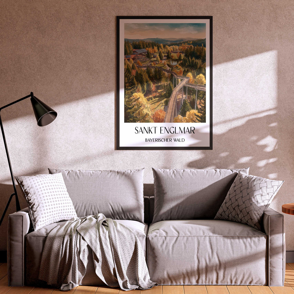 sankt-englmar-bayerischer-wald-deutschland-poster-aquarell