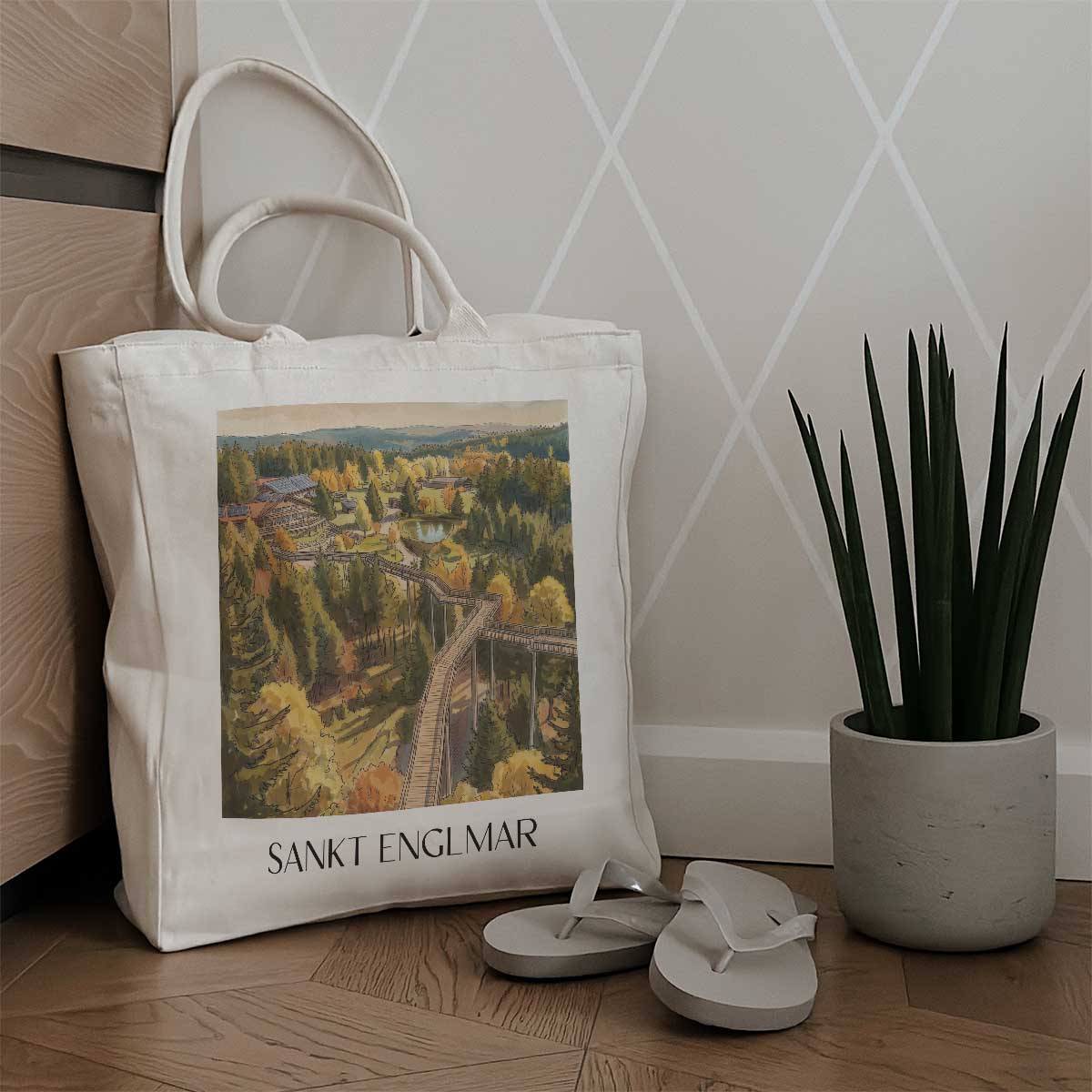 sankt-englmar-bayerischer-wald-deutschland-einkaufstasche-aquarell