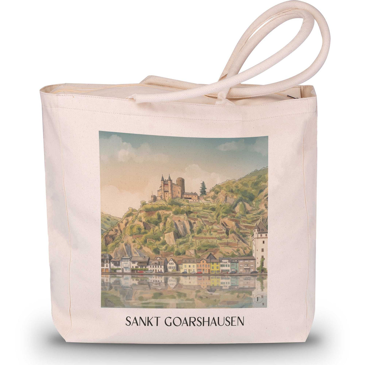 sankt-goarshausen-oberes-mittelrheintal-deutschland-einkaufstasche-aquarell
