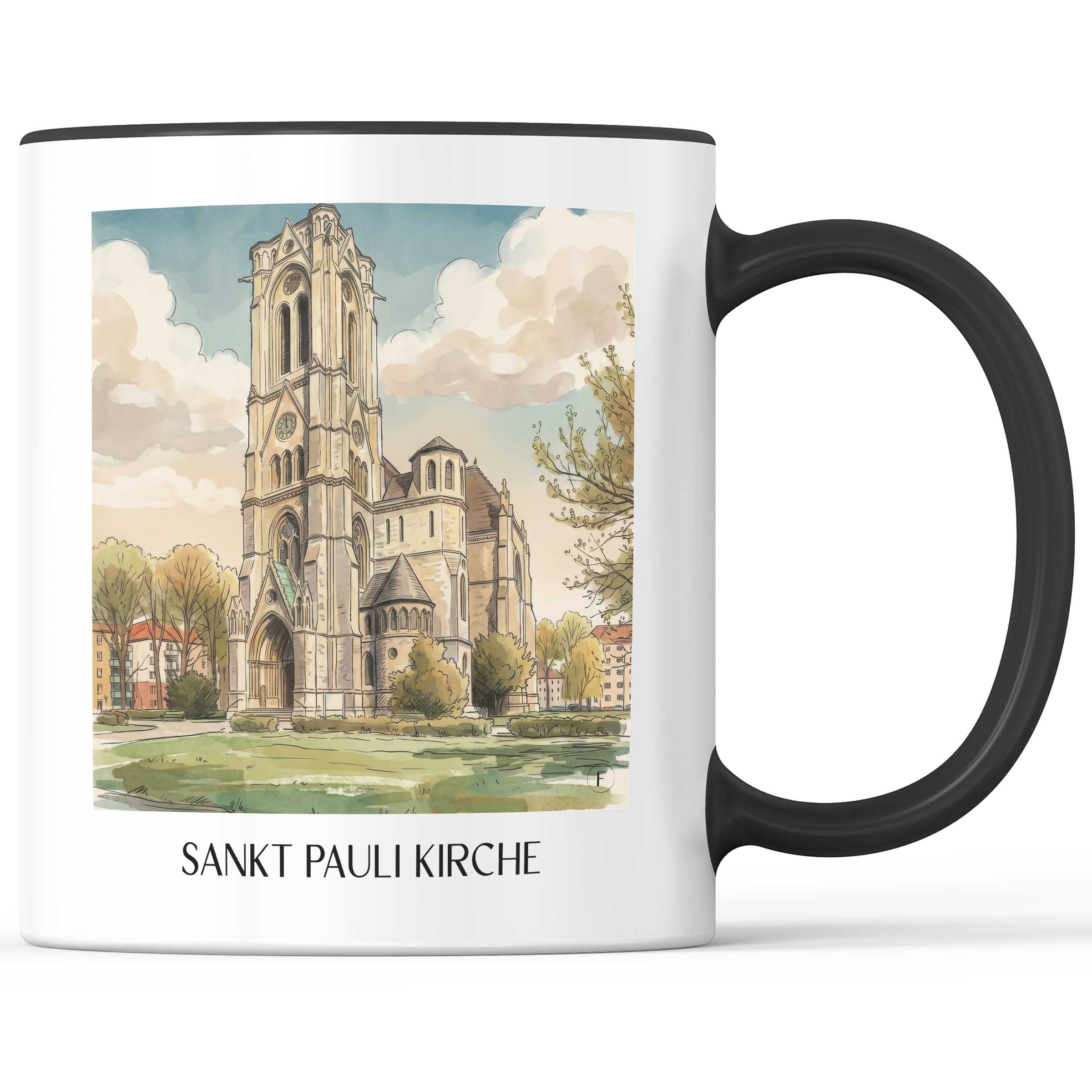 sankt-pauli-kirche-braunschweig-deutschland-kaffeebecher-aquarell
