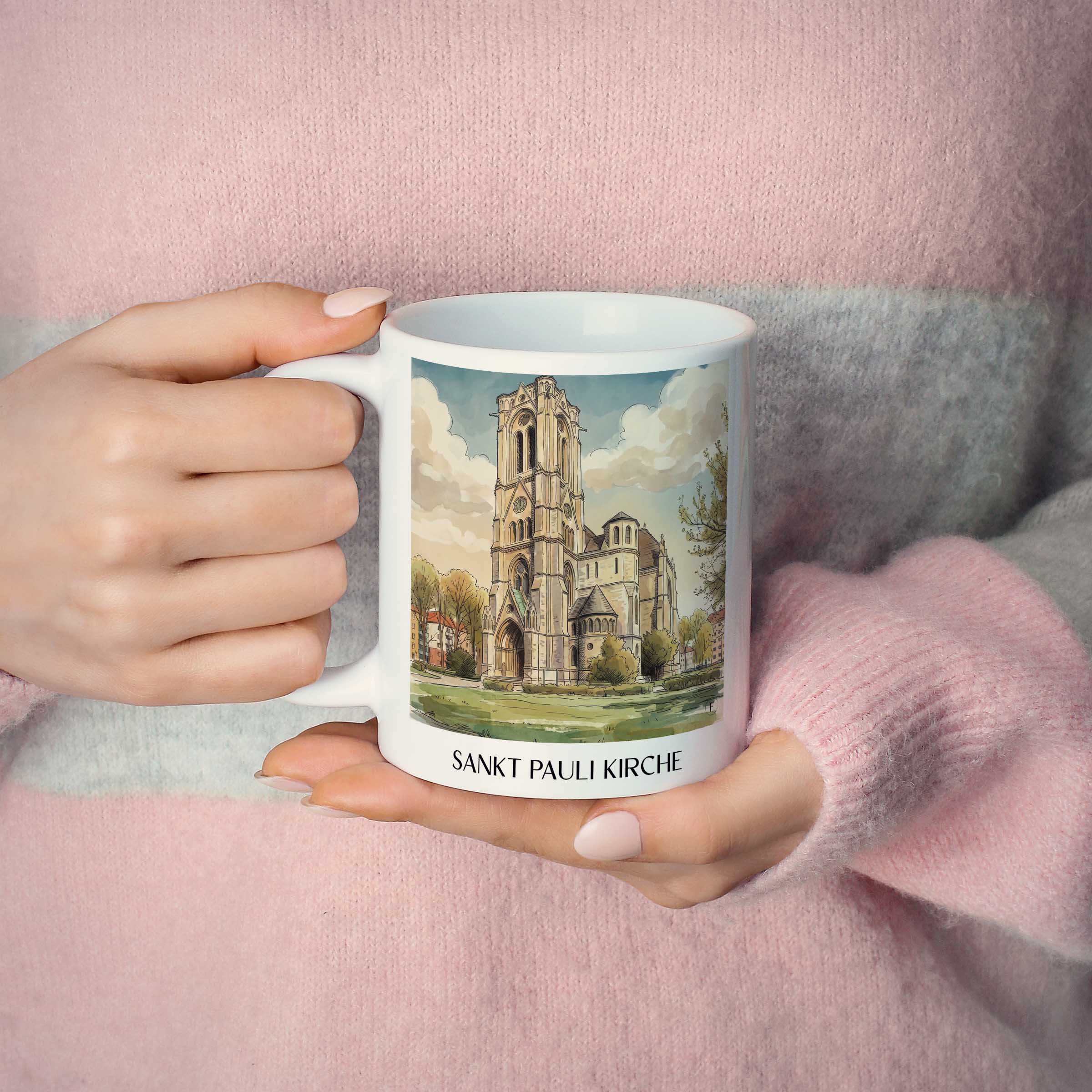 sankt-pauli-kirche-braunschweig-deutschland-kaffeebecher-aquarell