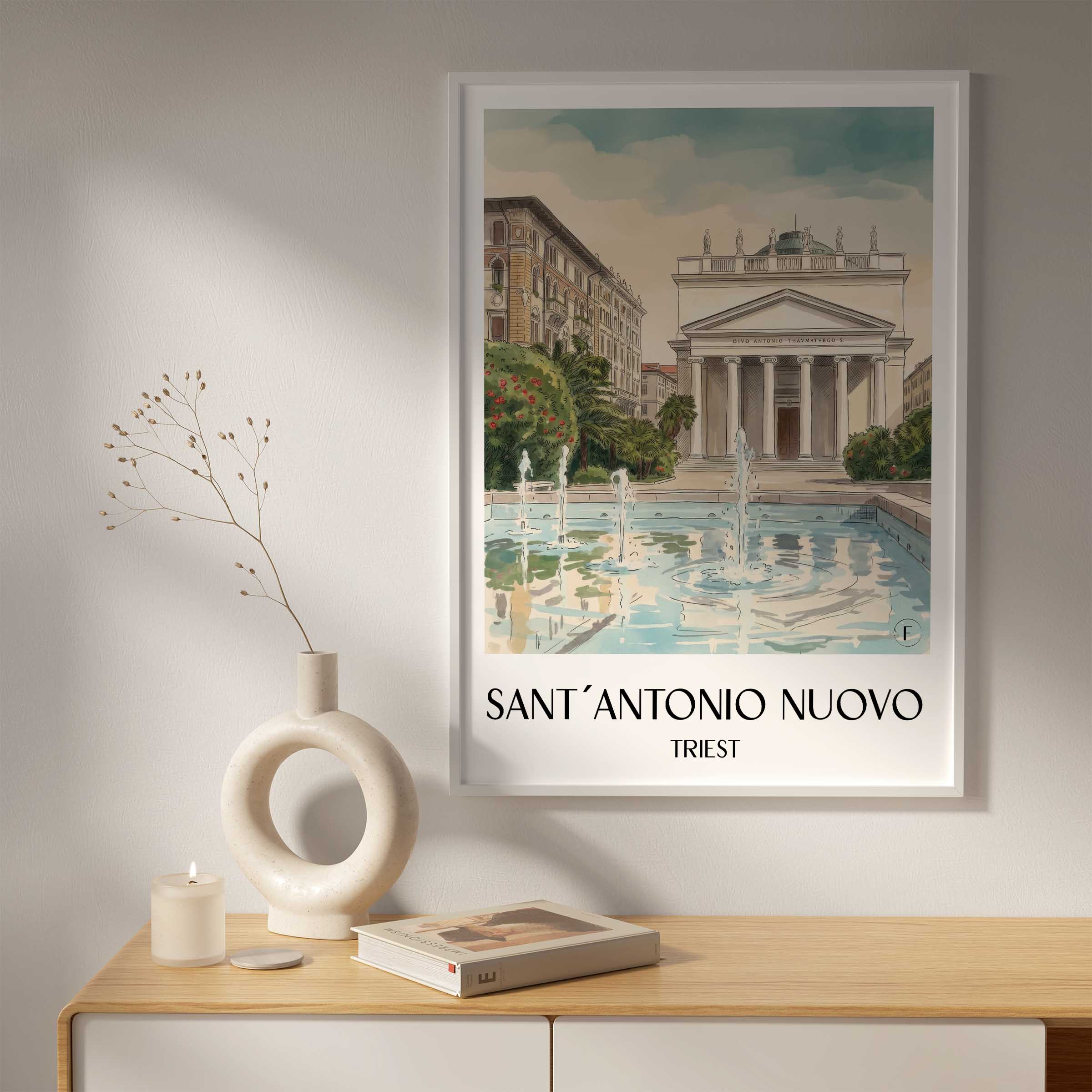 sant´antonio-nuovo-triest-italien-poster-aquarell