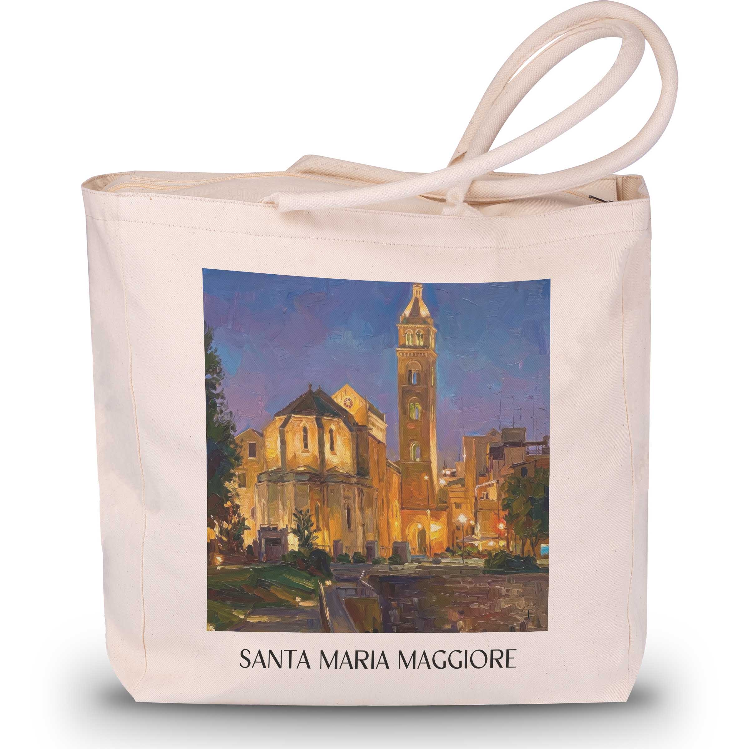 santa-maria-maggiore-barletta-italien-einkaufstasche-oil-painting-oelgemaelde