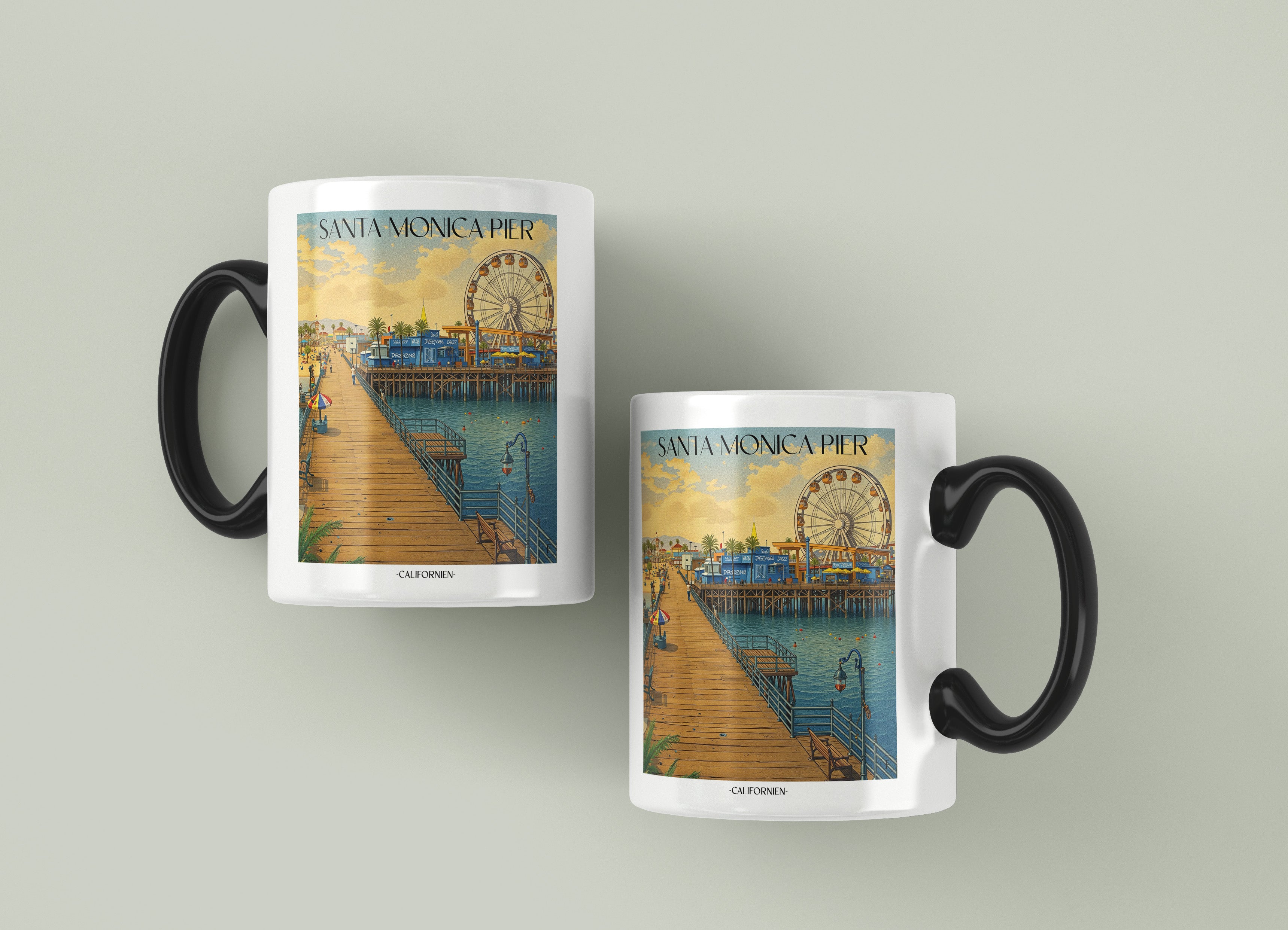 santa-monica-pier-californien-usa-einkaufstasche-aquarell