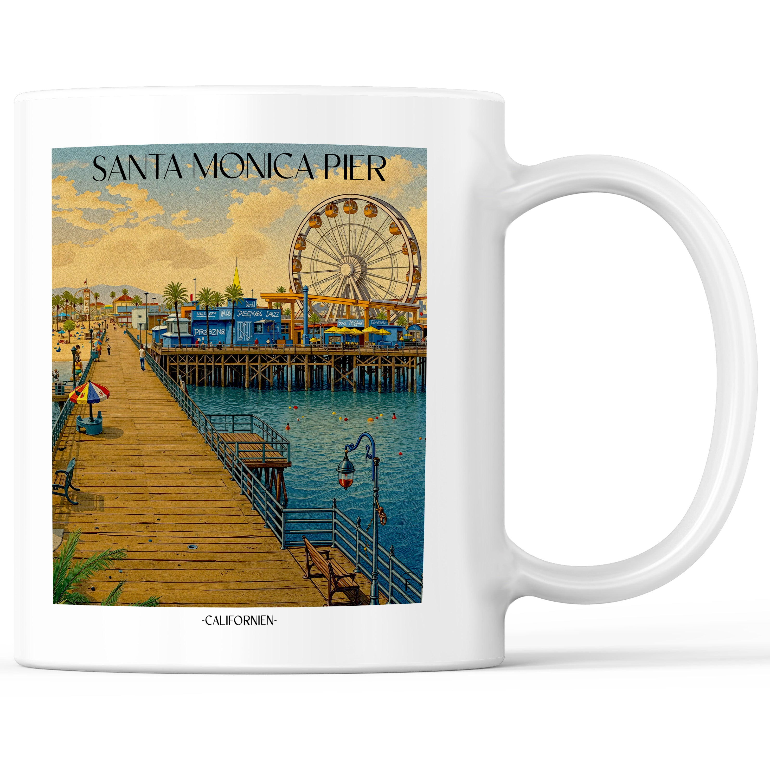 santa-monica-pier-californien-usa-einkaufstasche-aquarell