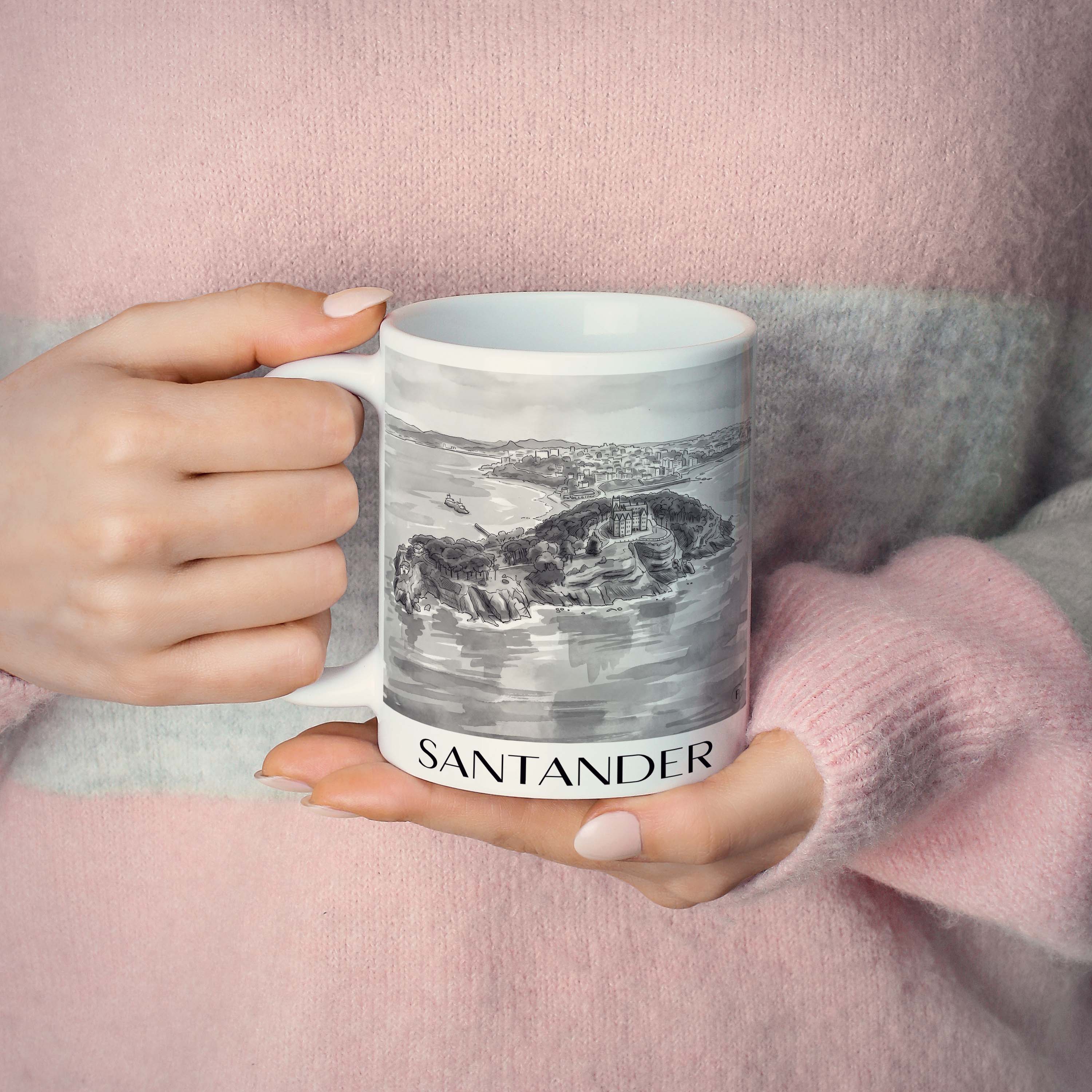 santander--spanien-spanien-und-spanien-kaffeebecher-aquarell-schwarz-weiss