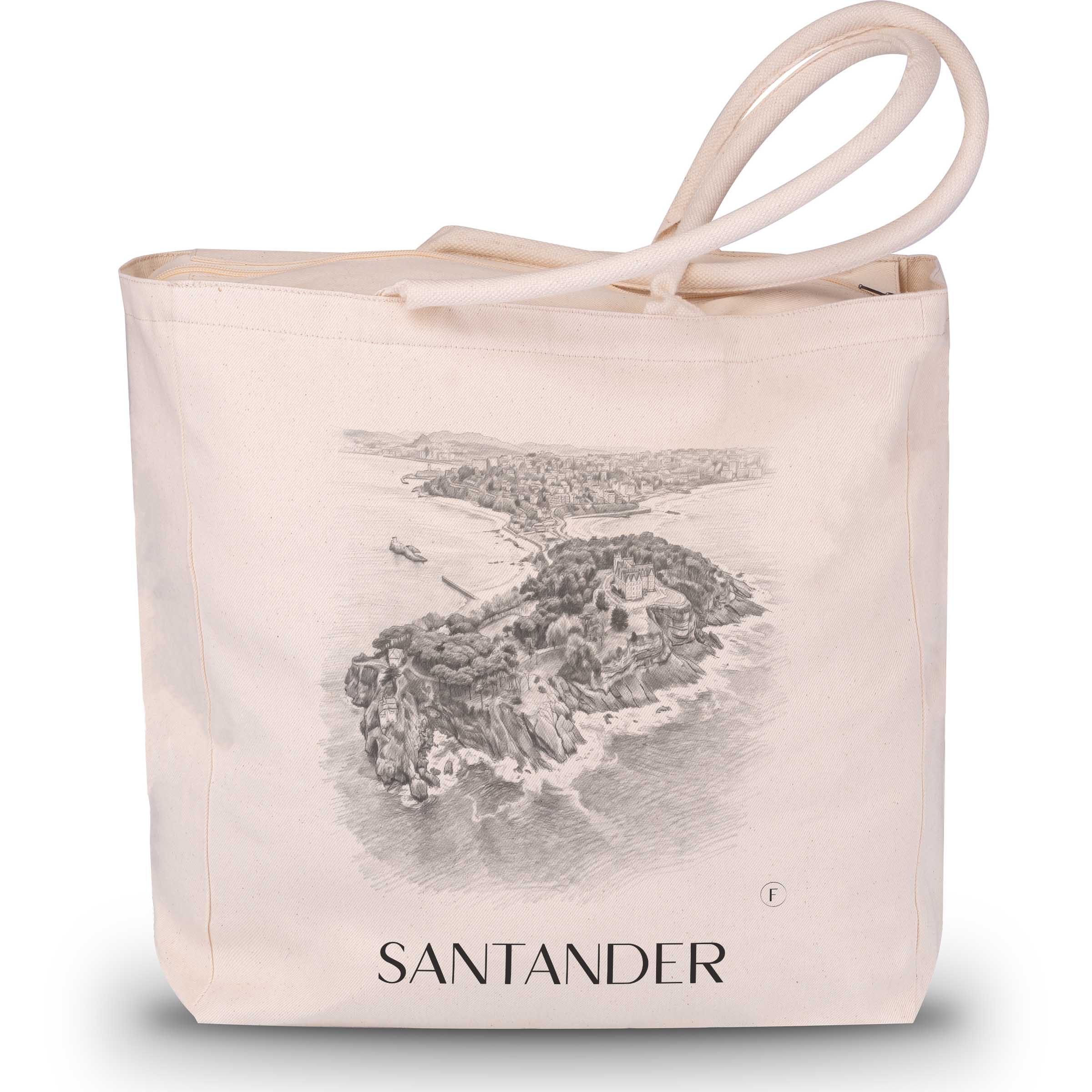 santander--spanien-spanien-einkaufstasche-bleistift-zeichnung-drawing