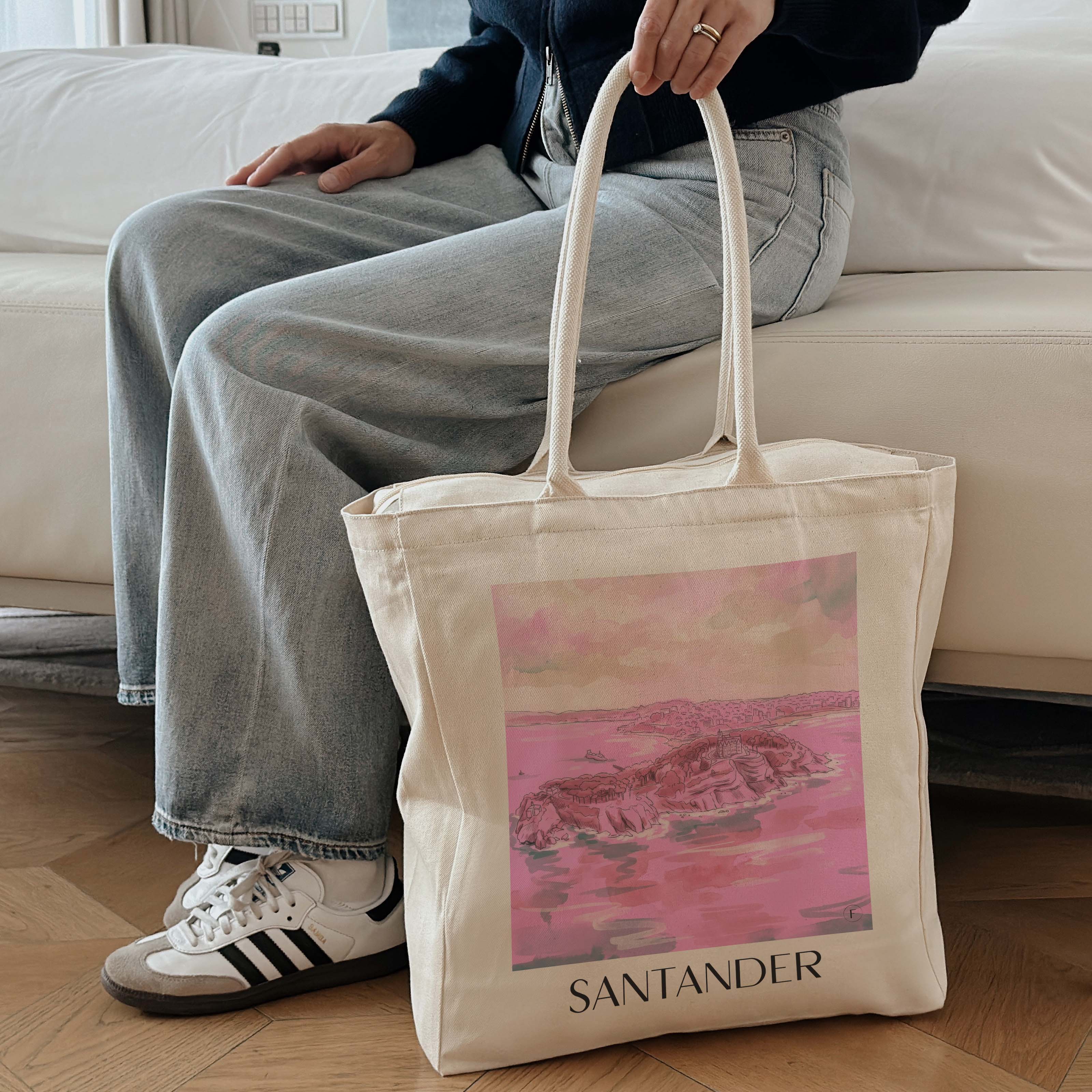 santander--spanien-spanien-und-spanien-einkaufstasche-aquarell-pink-rosa