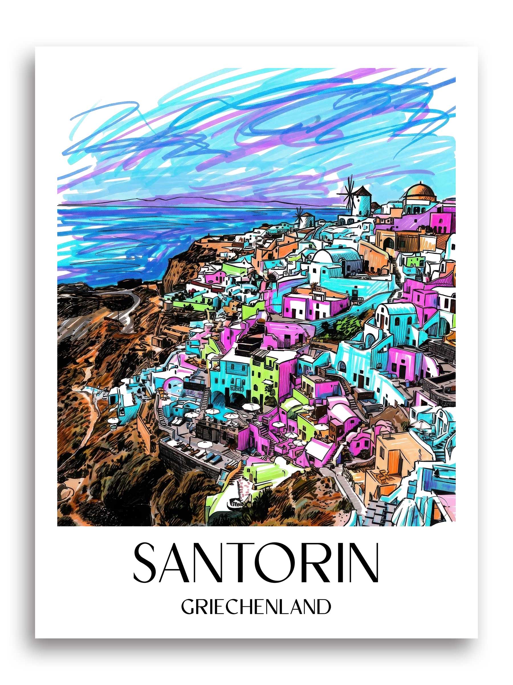 santorin-griechenland-poster-graffiti