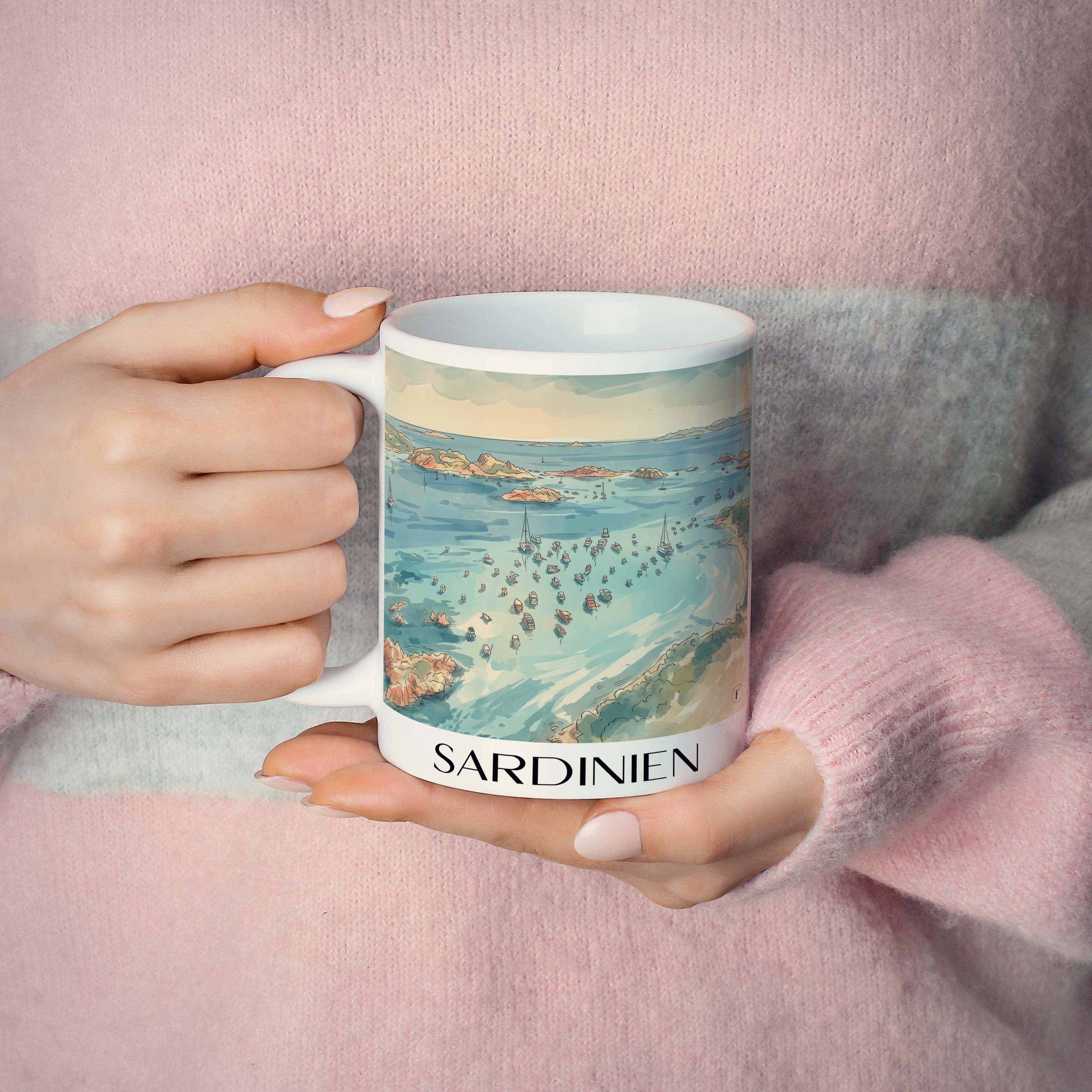sardinien-italien-kaffeebecher-aquarell