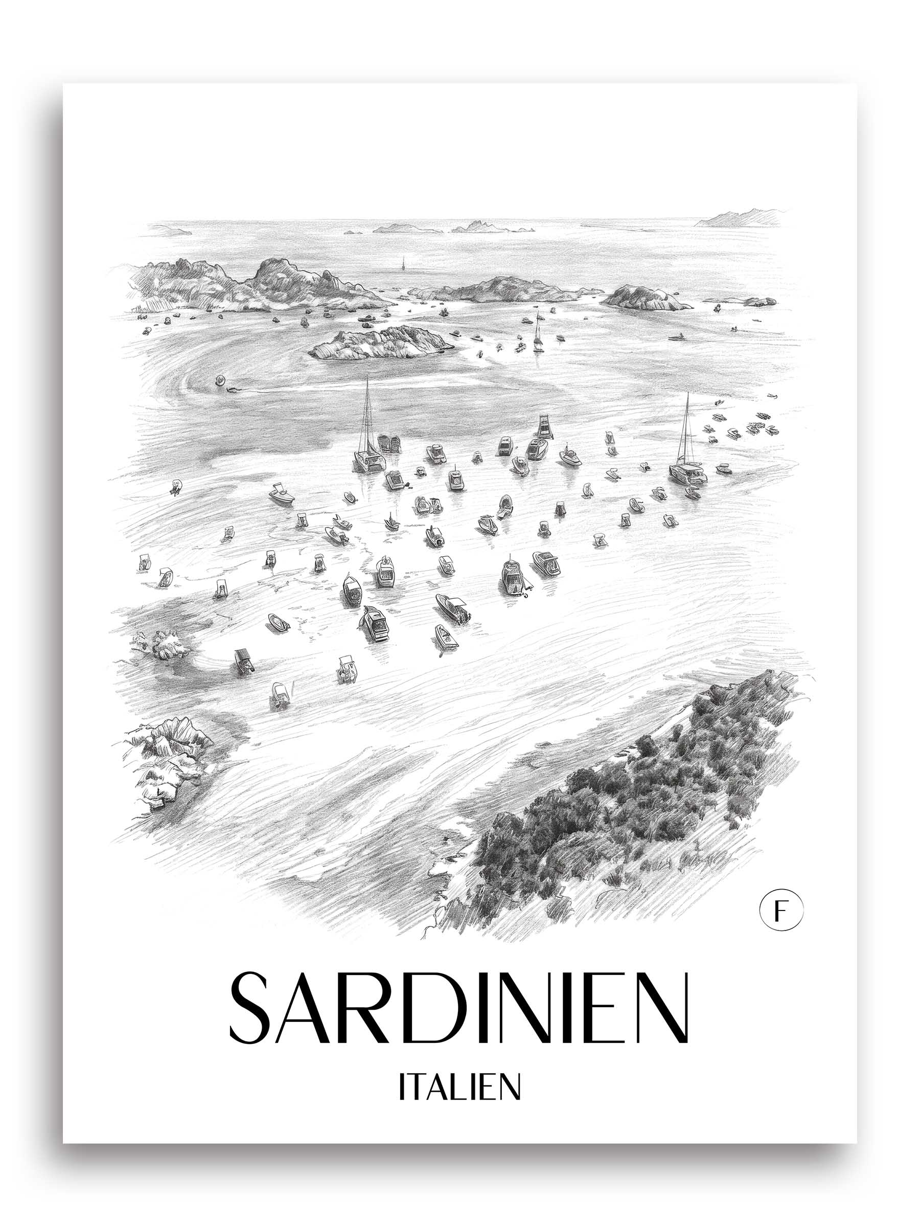 sardinien-italien-poster-bleistift-zeichnung-drawing