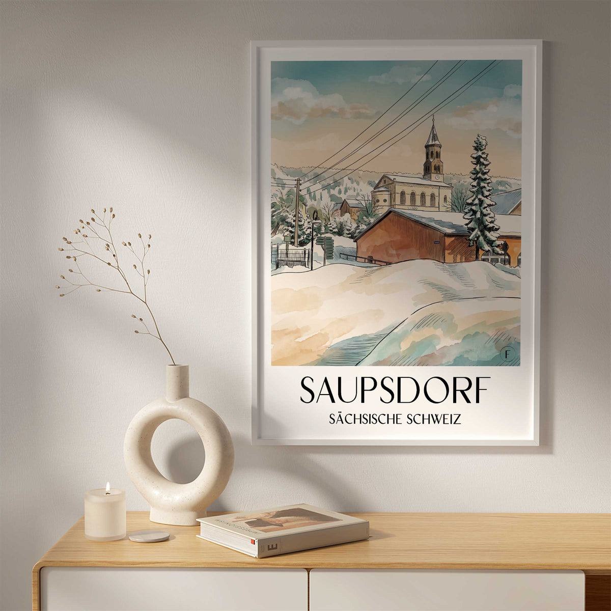 saupsdorf--sächsische-schweiz-deutschland-poster-aquarell