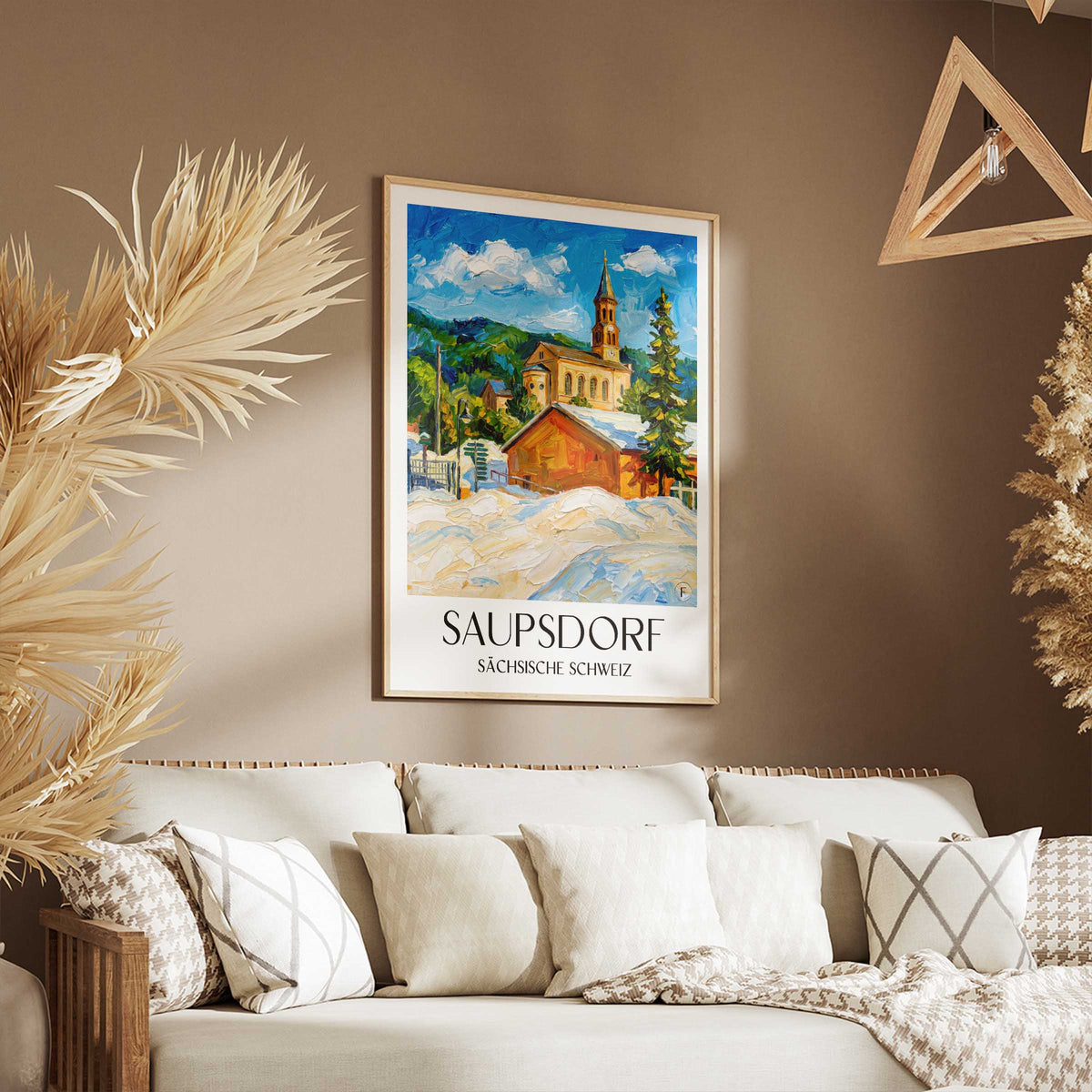 saupsdorf--sächsische-schweiz-deutschland-poster-oil-painting-oelgemaelde