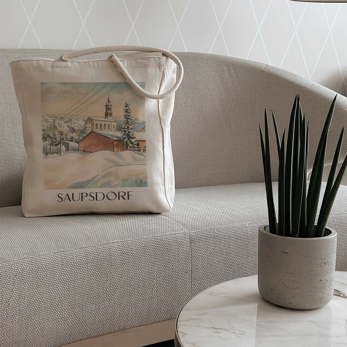 saupsdorf--sächsische-schweiz-deutschland-einkaufstasche-aquarell
