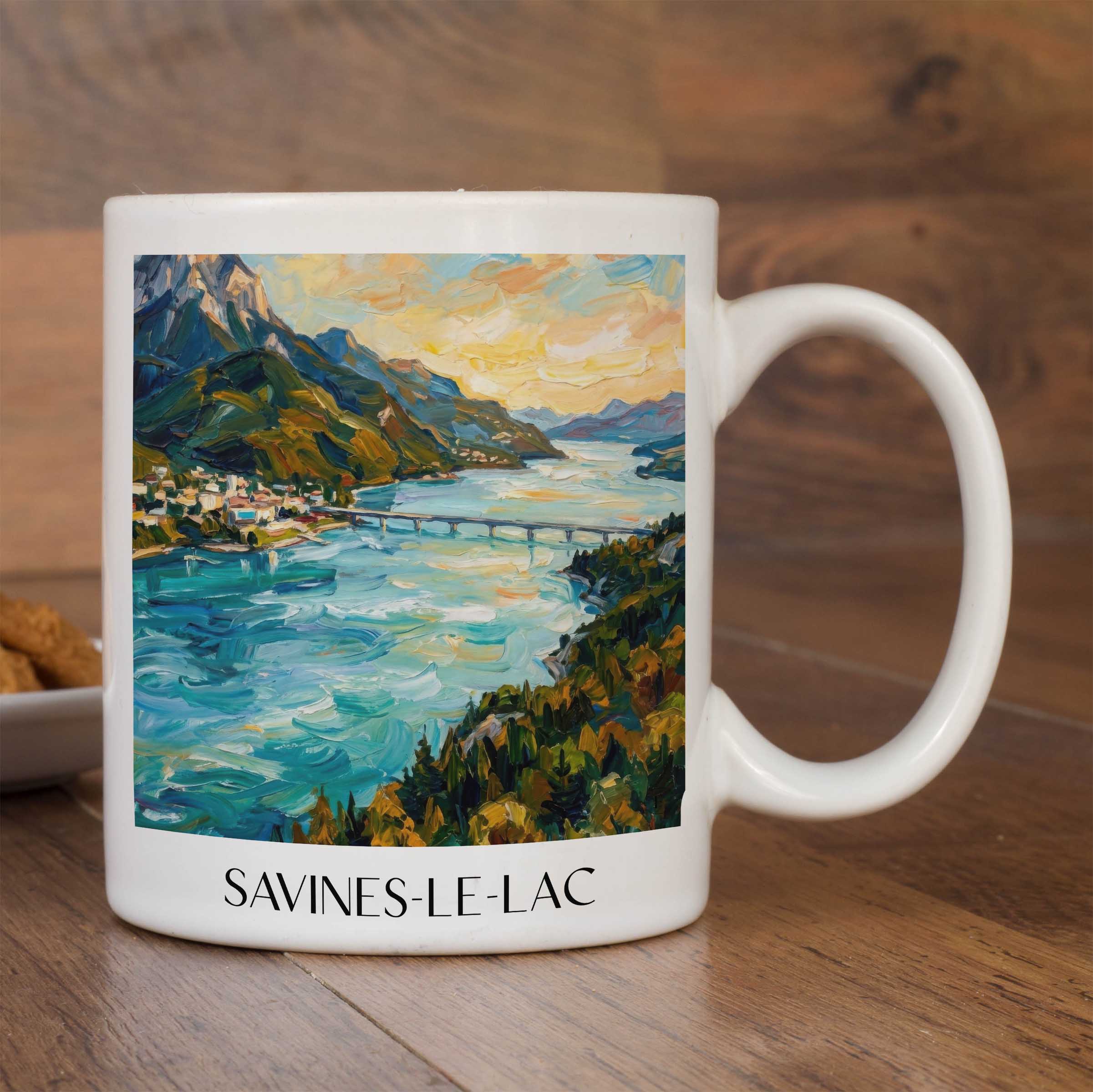 savines-le-lac-provence-frankreich-kaffeebecher-oil-painting-oelgemaelde