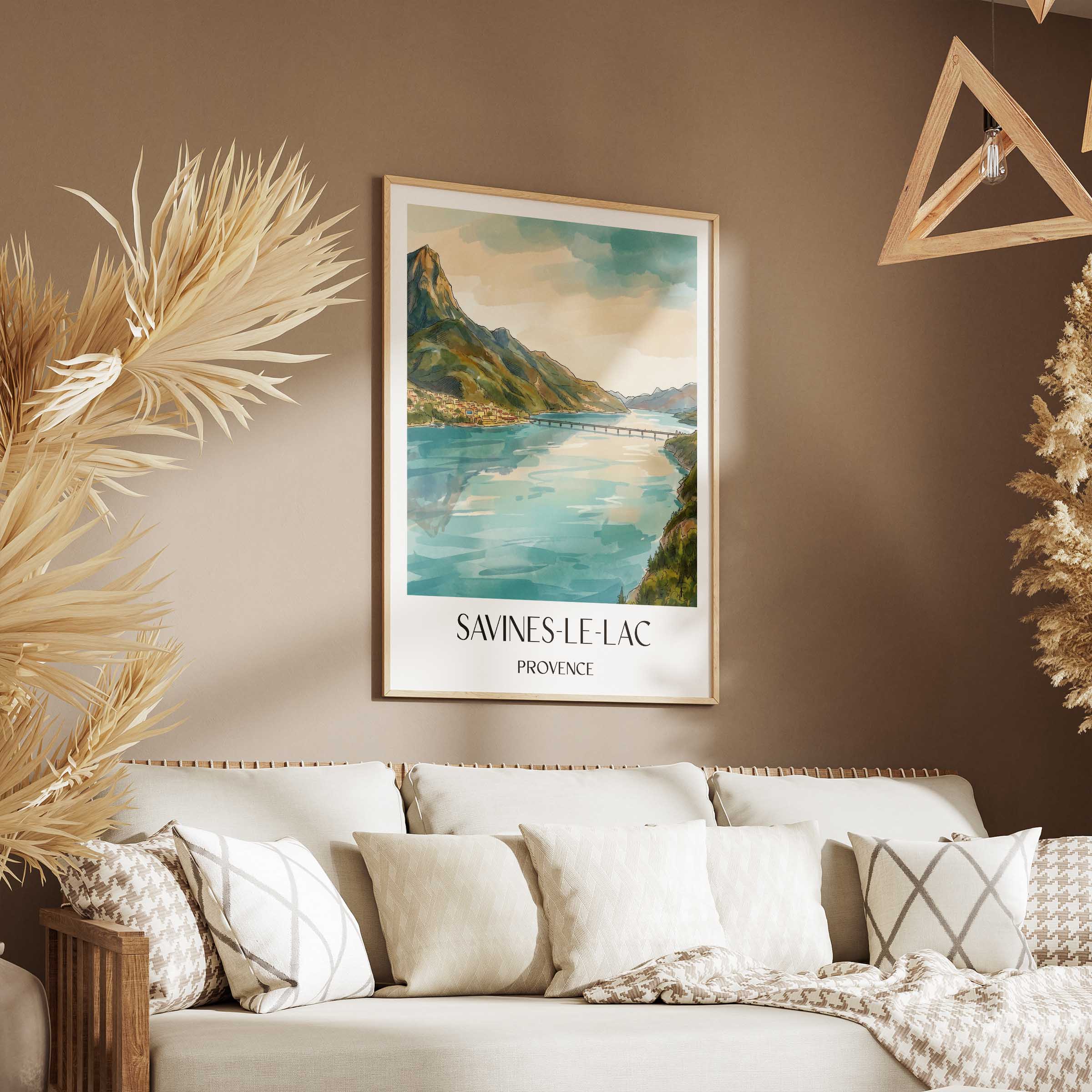 savines-le-lac-provence-frankreich-poster-aquarell