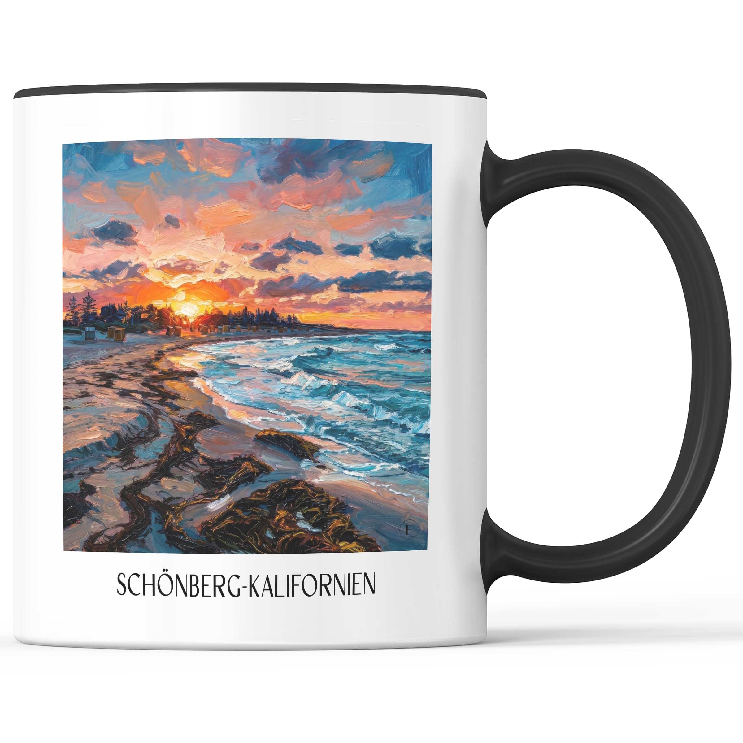schönberg-kalifornien-schleswig-holstein-deutschland-kaffeebecher-oil-painting-oelgemaelde
