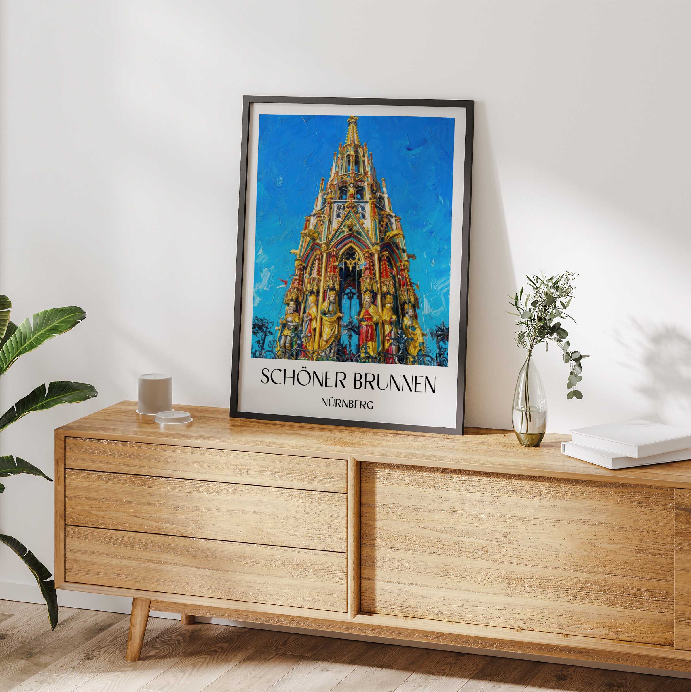 schöner-brunnen-nürnberg-deutschland-poster-oil-painting-oelgemaelde