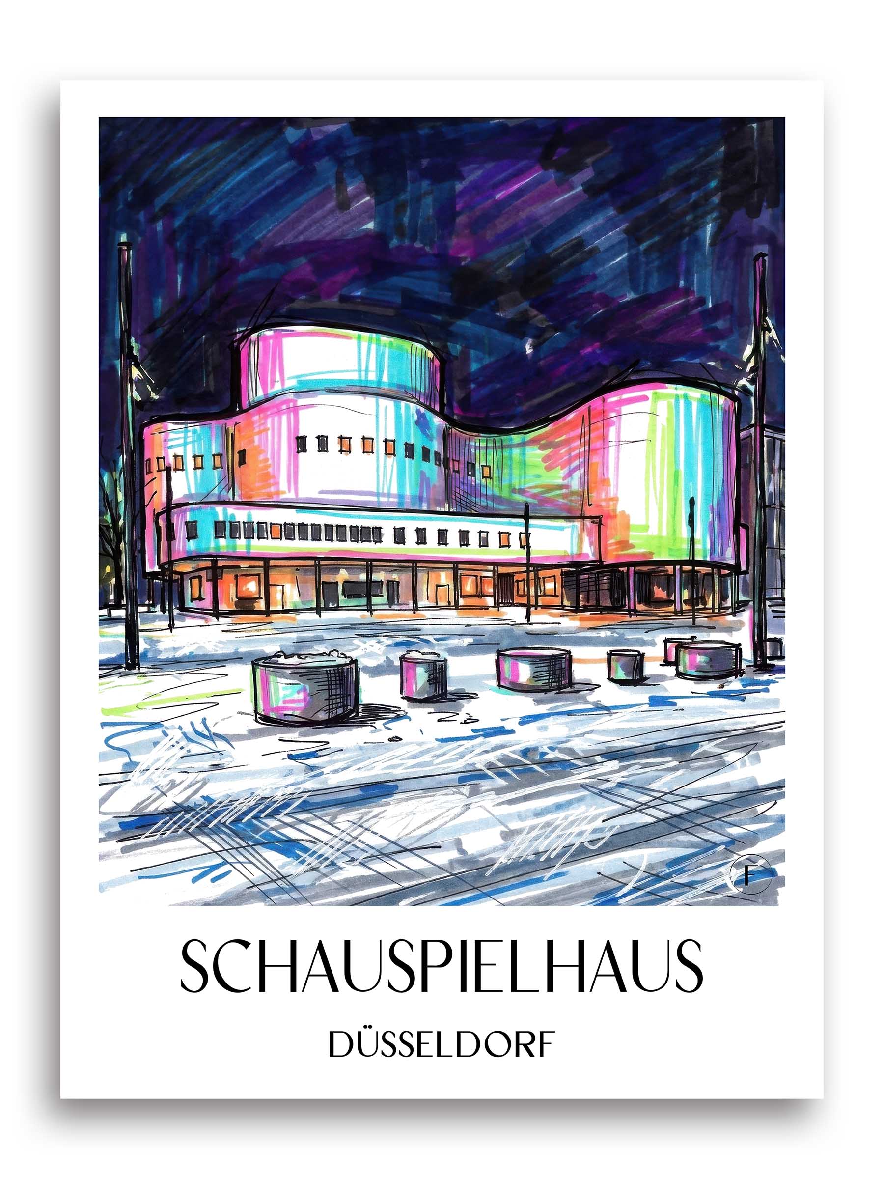 schauspielhaus-düsseldorf-deutschland-poster-graffiti
