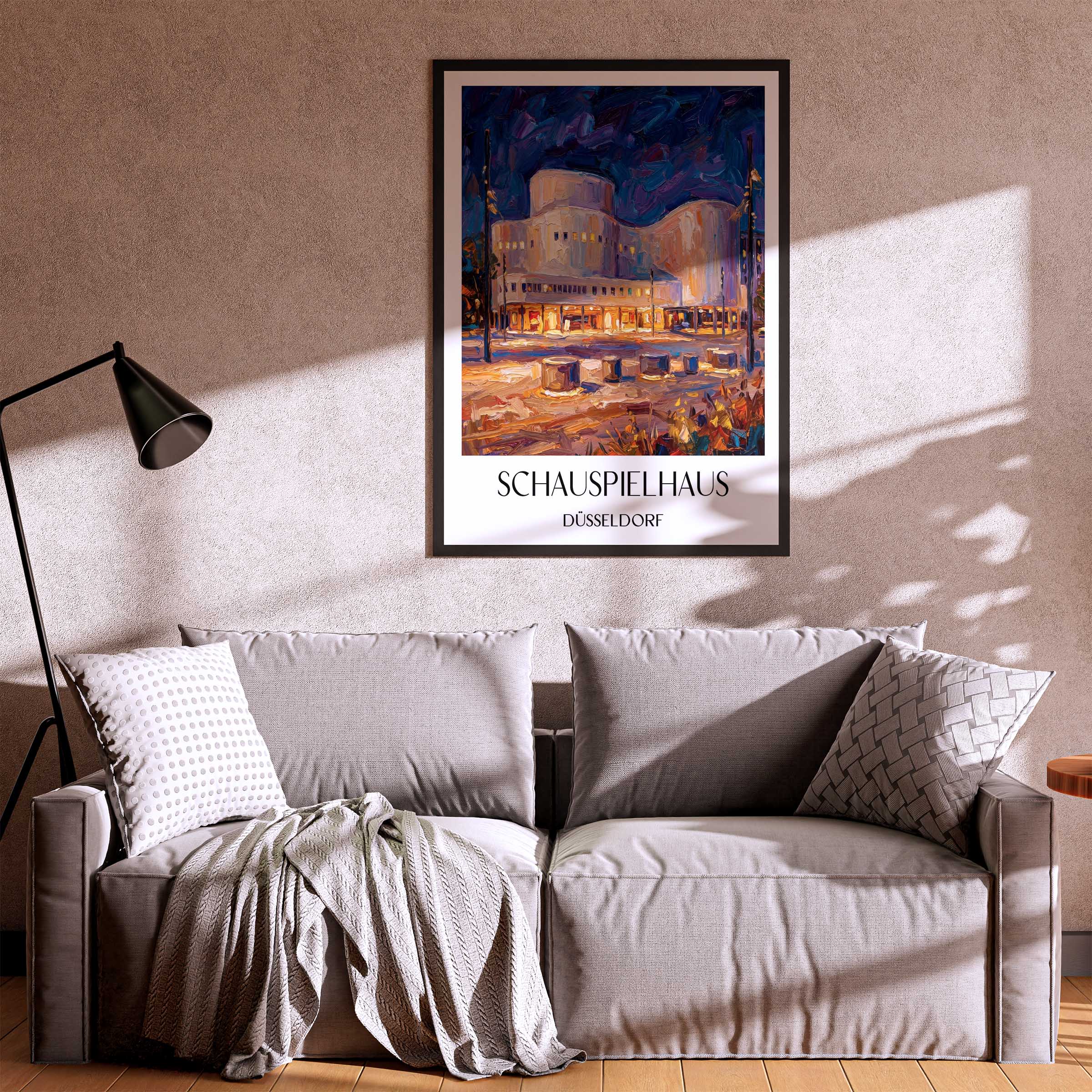 schauspielhaus-düsseldorf-deutschland-poster-oil-painting-oelgemaelde