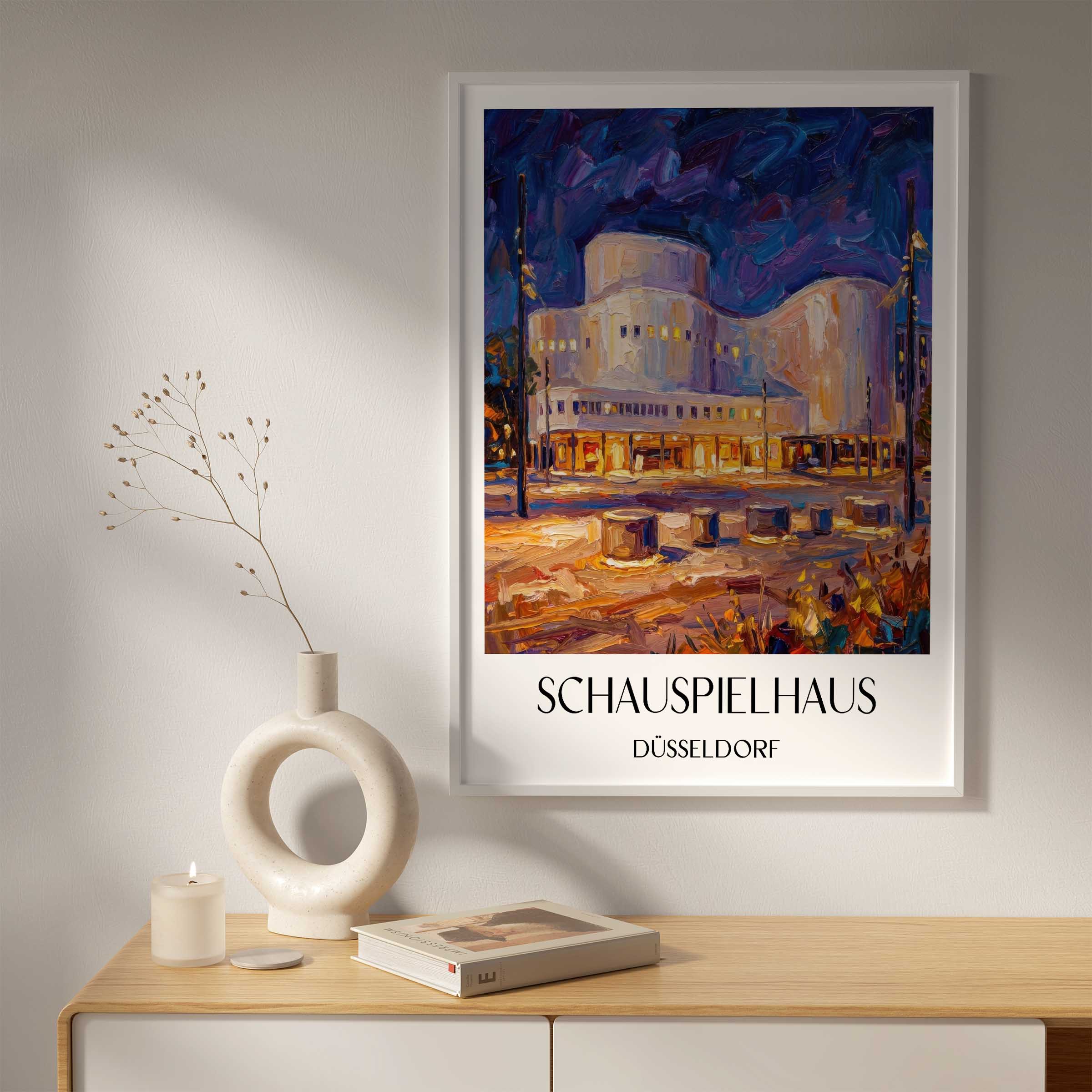 schauspielhaus-düsseldorf-deutschland-poster-oil-painting-oelgemaelde