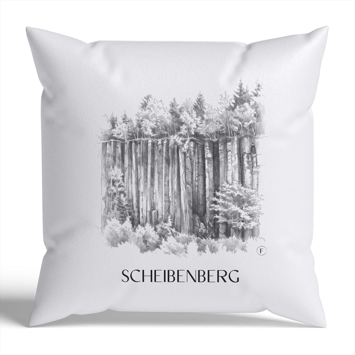 scheibenberg-erzgebirge-deutschland-kissenbezug-bleistift-zeichnung-drawing
