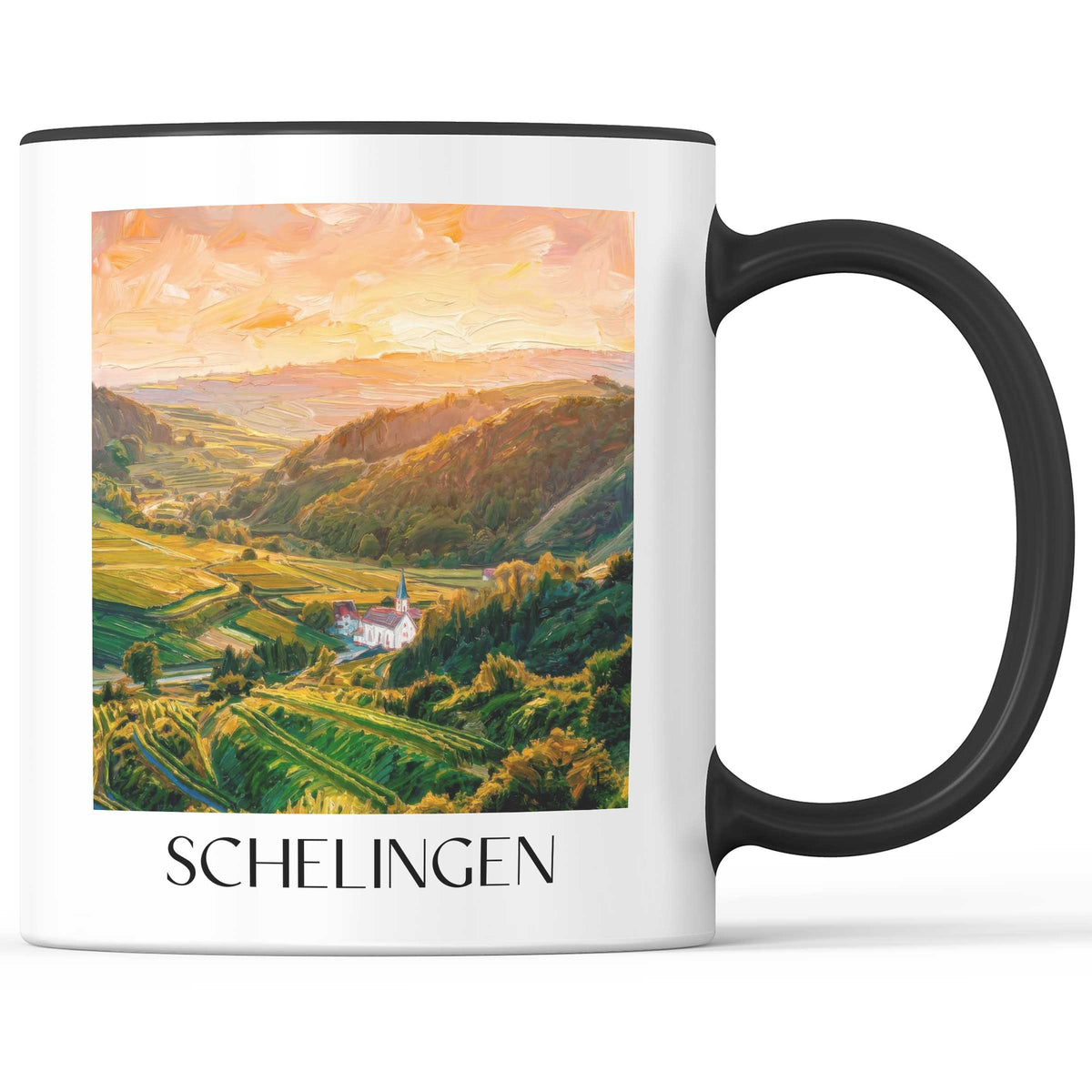 schelingen-kaiserstuhl-deutschland-kaffeebecher-oil-painting-oelgemaelde