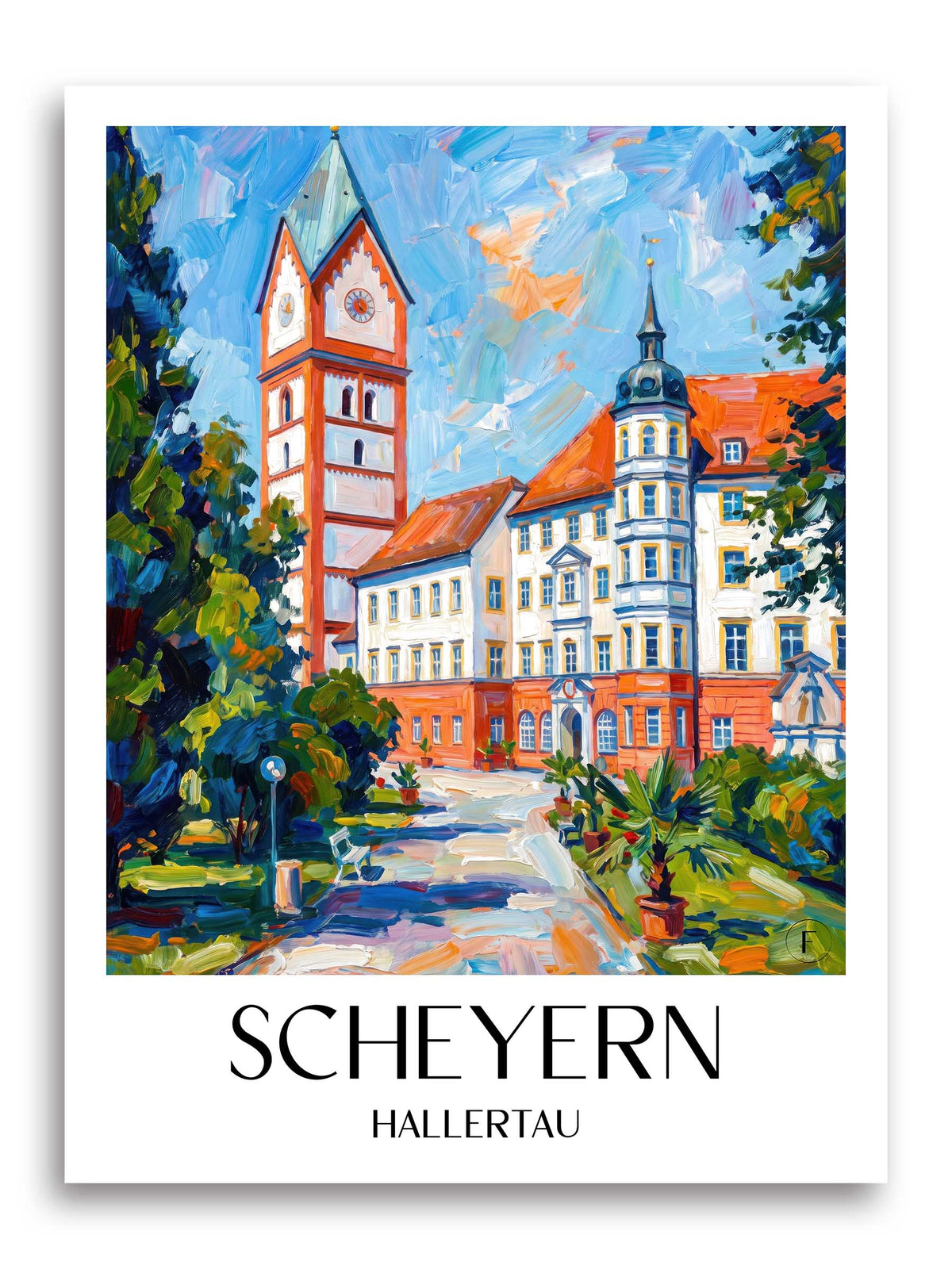 scheyern-hallertau-deutschland-poster-oil-painting-oelgemaelde