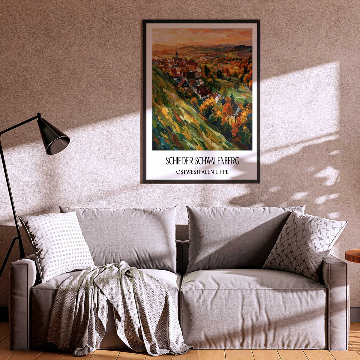 schieder-schwalenberg-ostwestfalen-lippe-deutschland-poster-oil-painting-oelgemaelde
