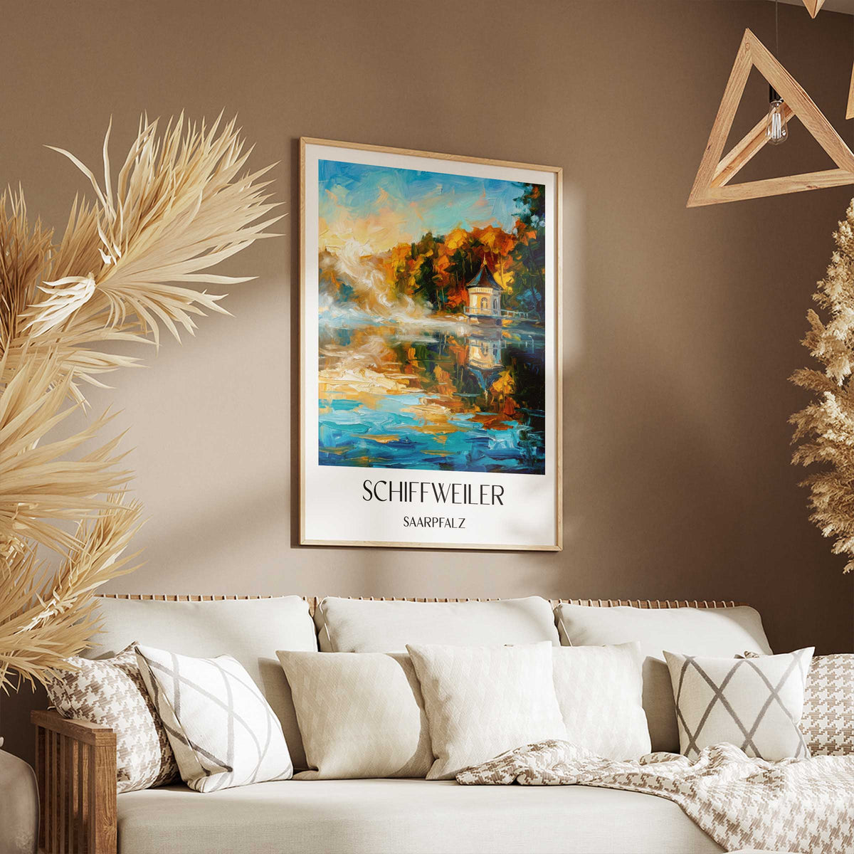 schiffweiler-saarpfalz-deutschland-poster-oil-painting-oelgemaelde