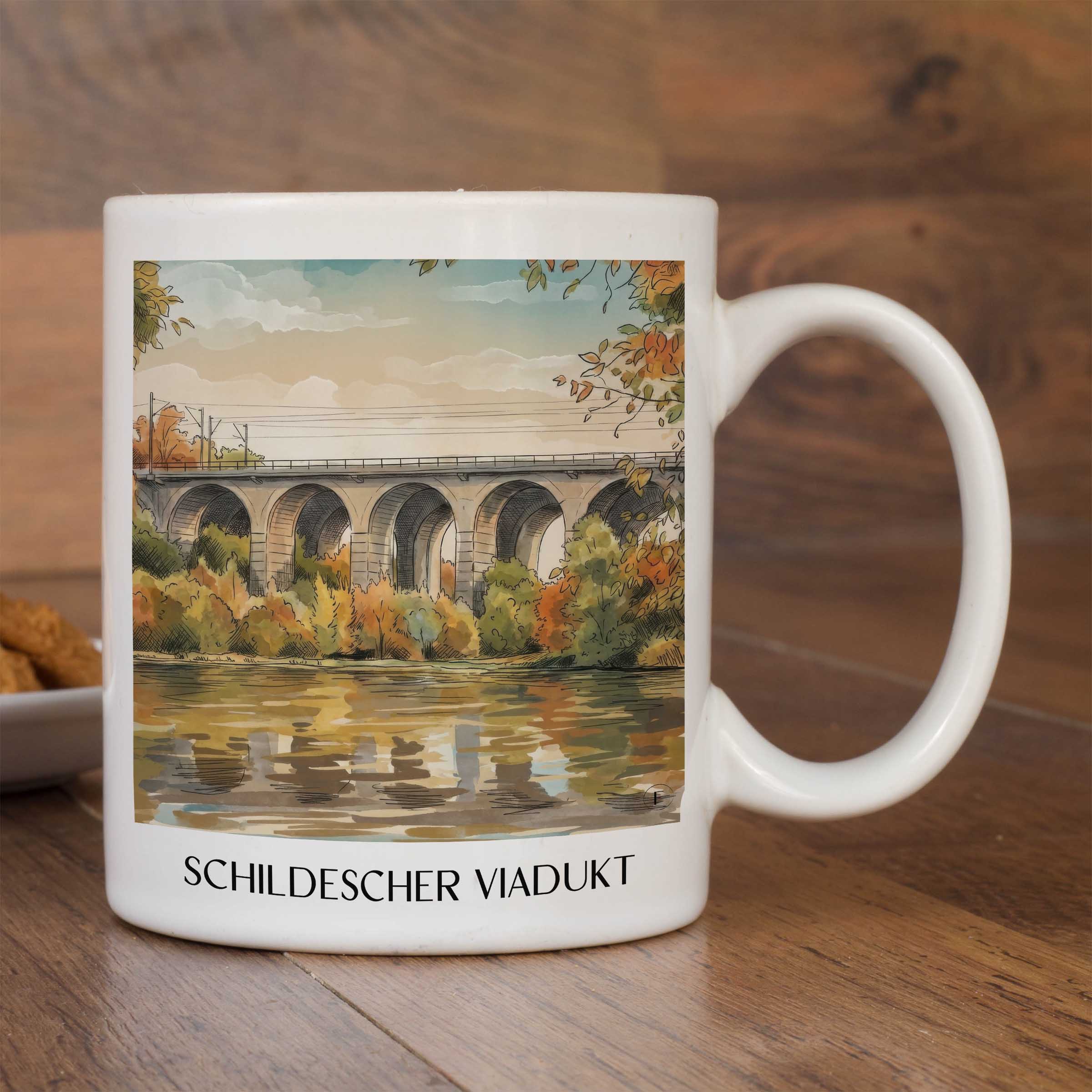schildescher-viadukt-bielefeld-deutschland-kaffeebecher-aquarell