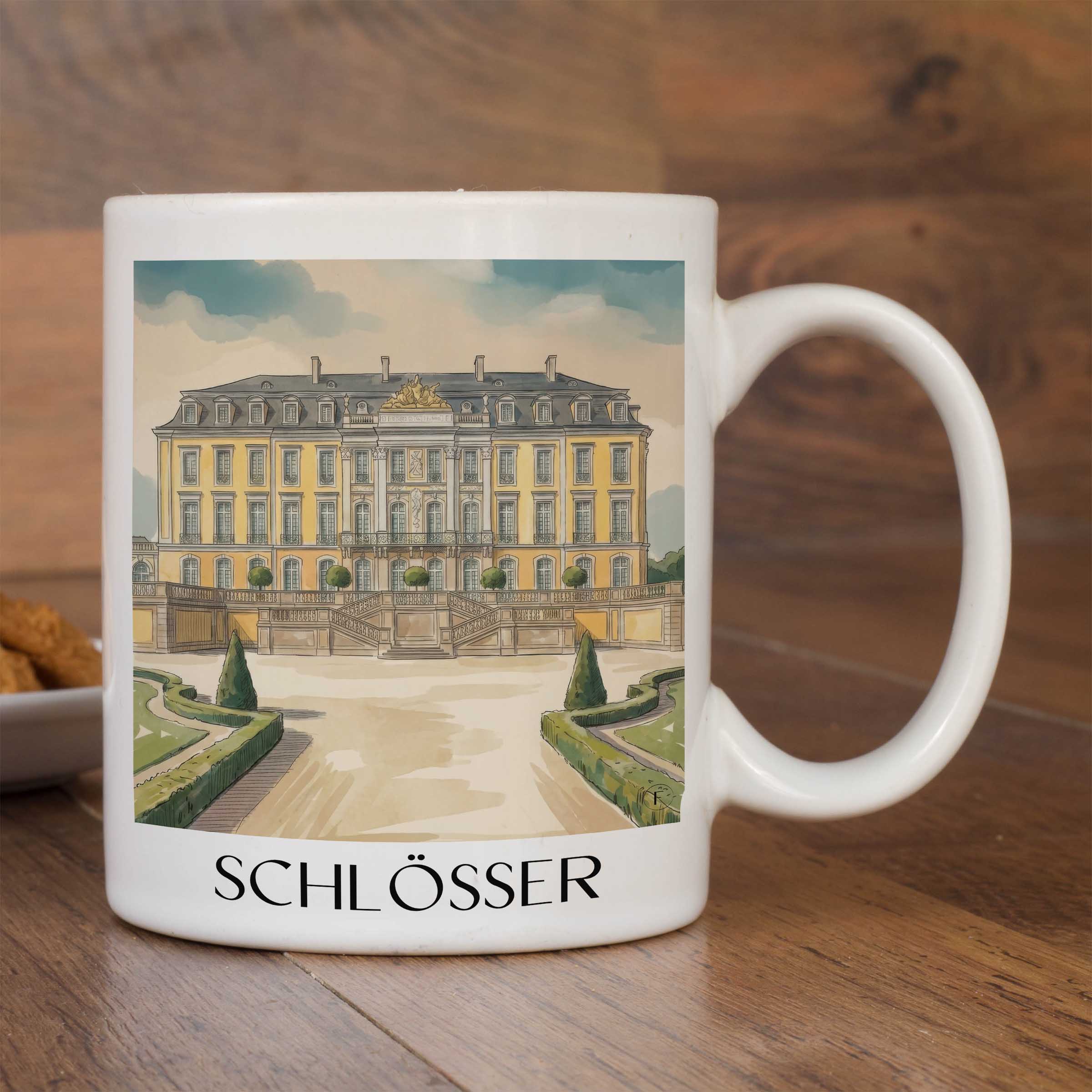 schlösser-brühl-deutschland-kaffeebecher-aquarell