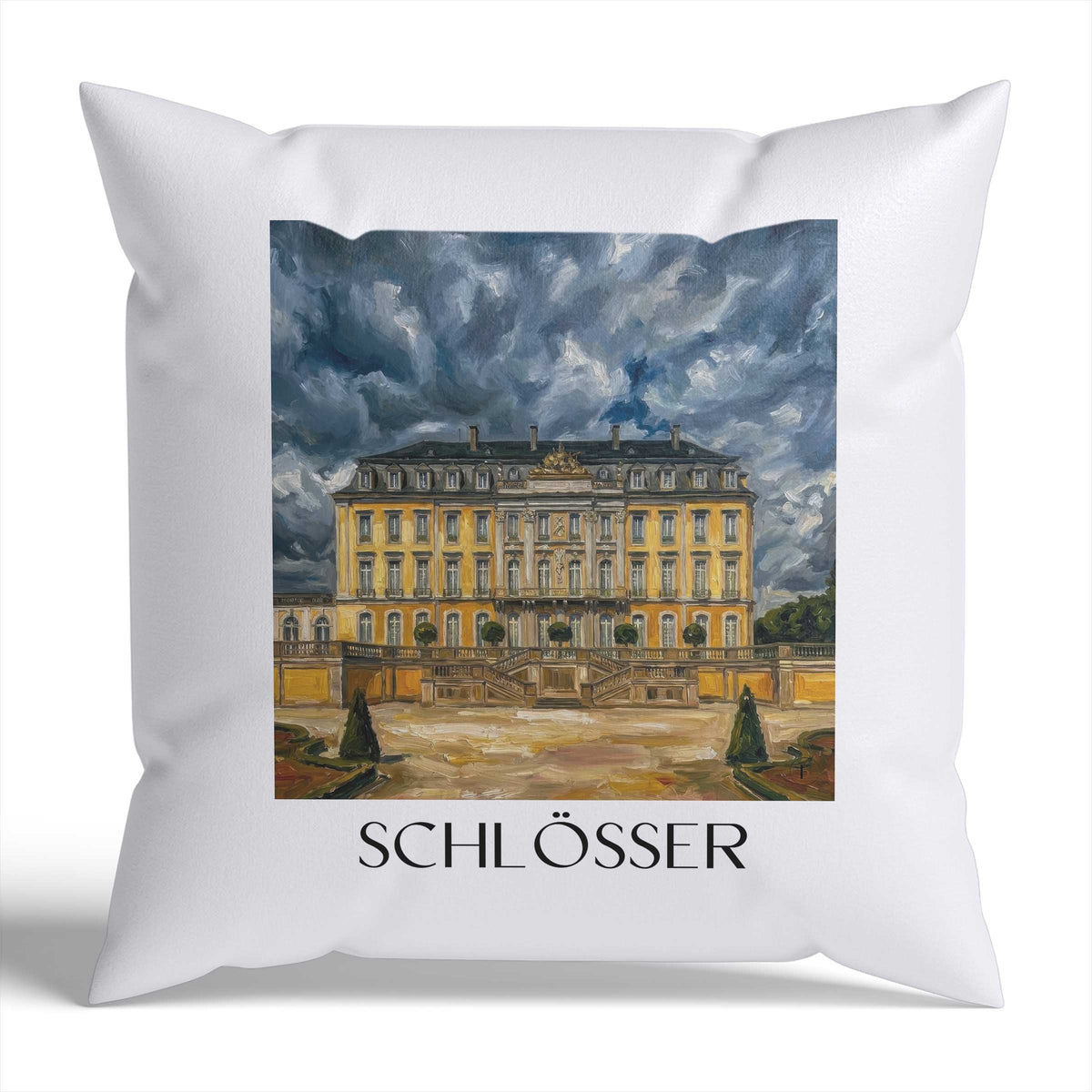 schlösser-brühl-deutschland-kissenbezug-oil-painting-oelgemaelde