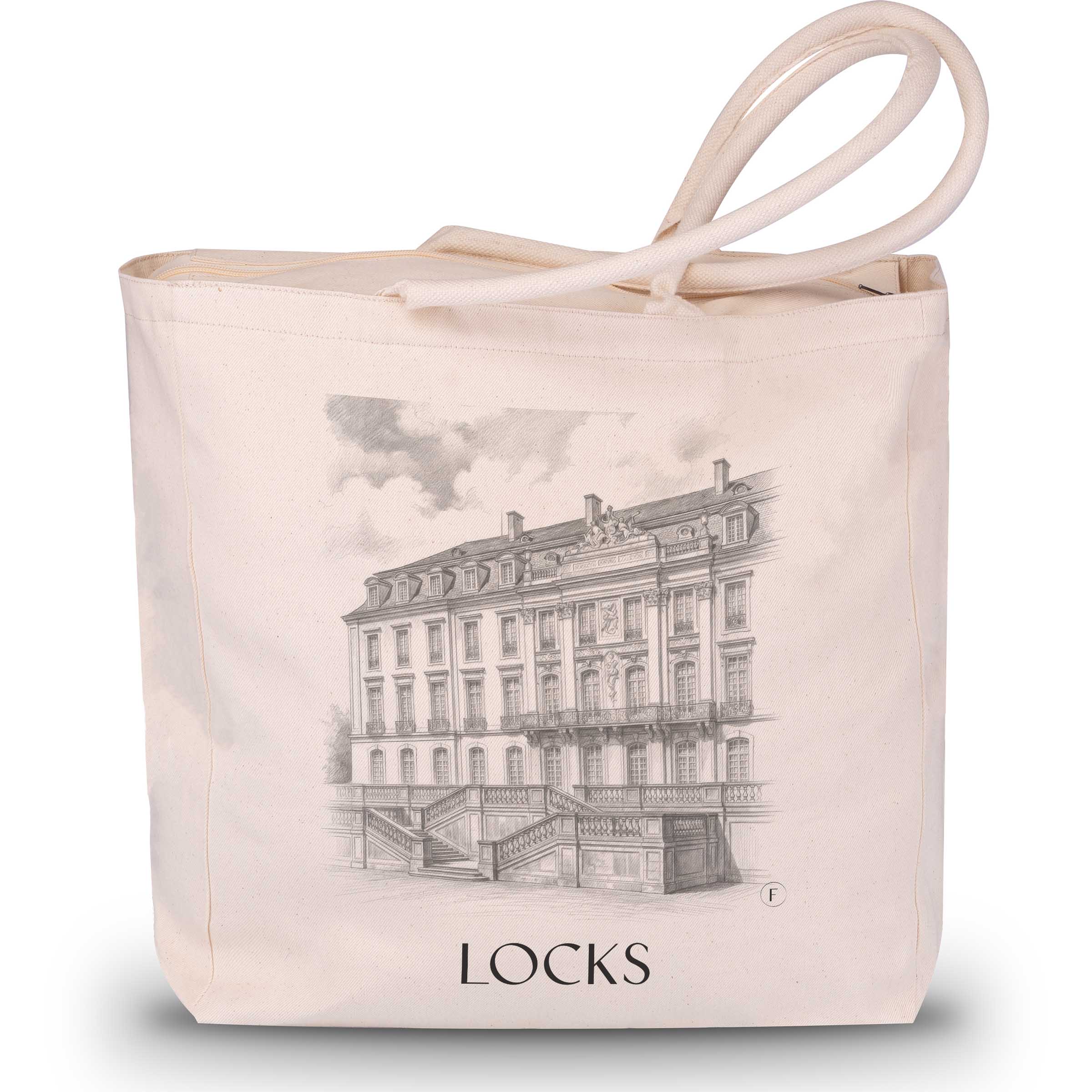 Schlösser Shopping Tasche - Brühl - Deutschland Tote Bag - Einkaufstasche im Zeichnung Stil