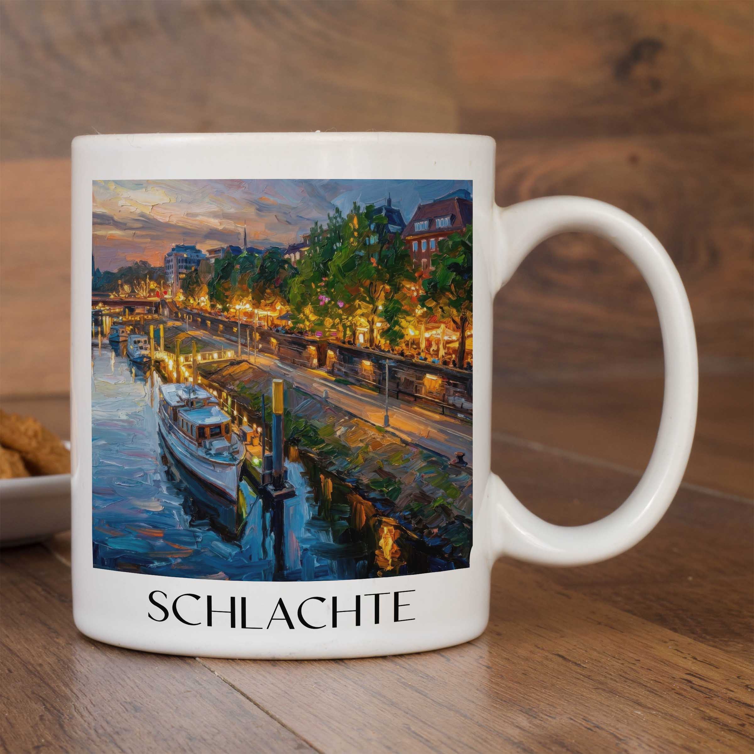 schlachte-bremen-deutschland-kaffeebecher-oil-painting-oelgemaelde