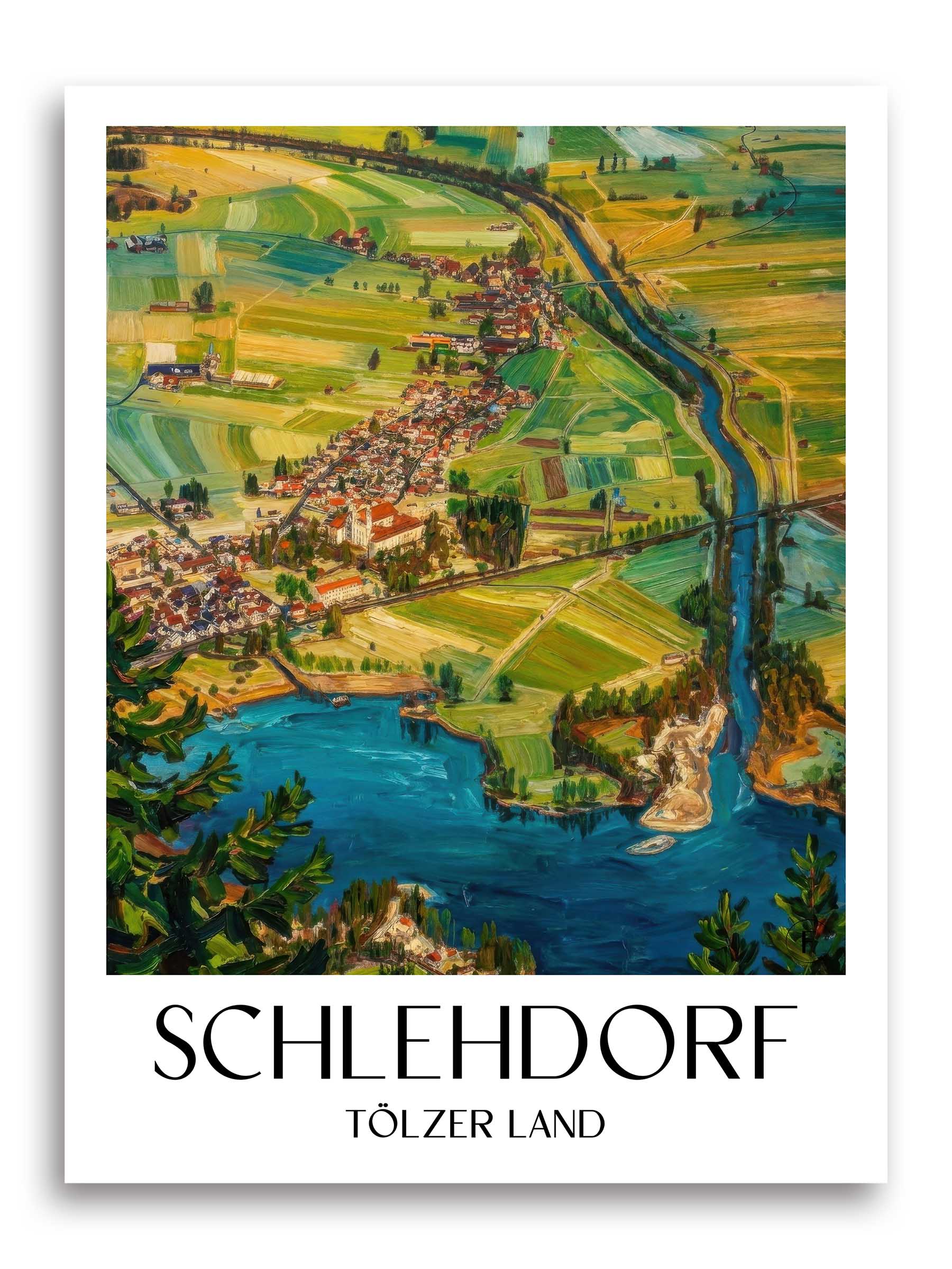 schlehdorf-tölzer-land-deutschland-poster-oil-painting-oelgemaelde