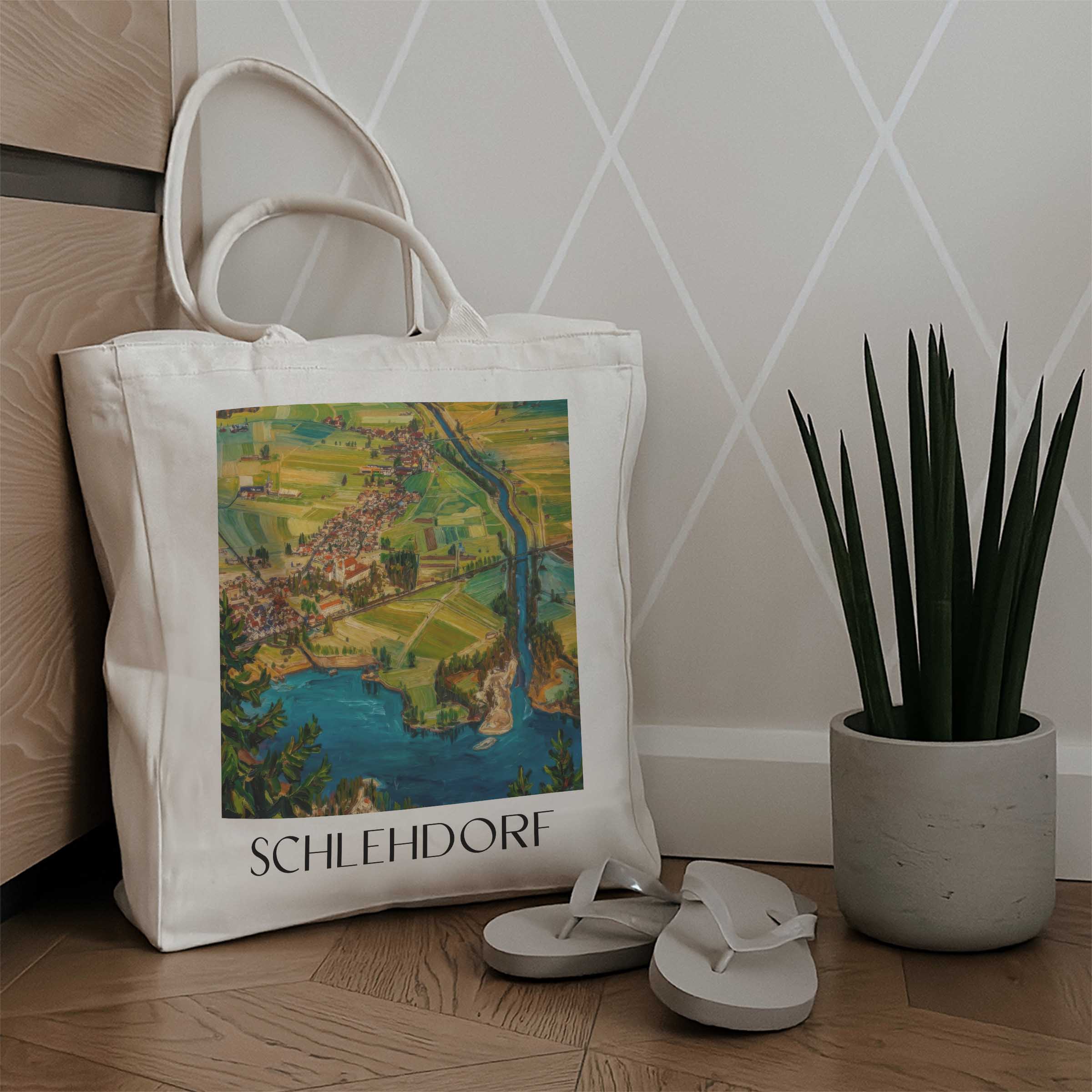 schlehdorf-tölzer-land-deutschland-einkaufstasche-oil-painting-oelgemaelde