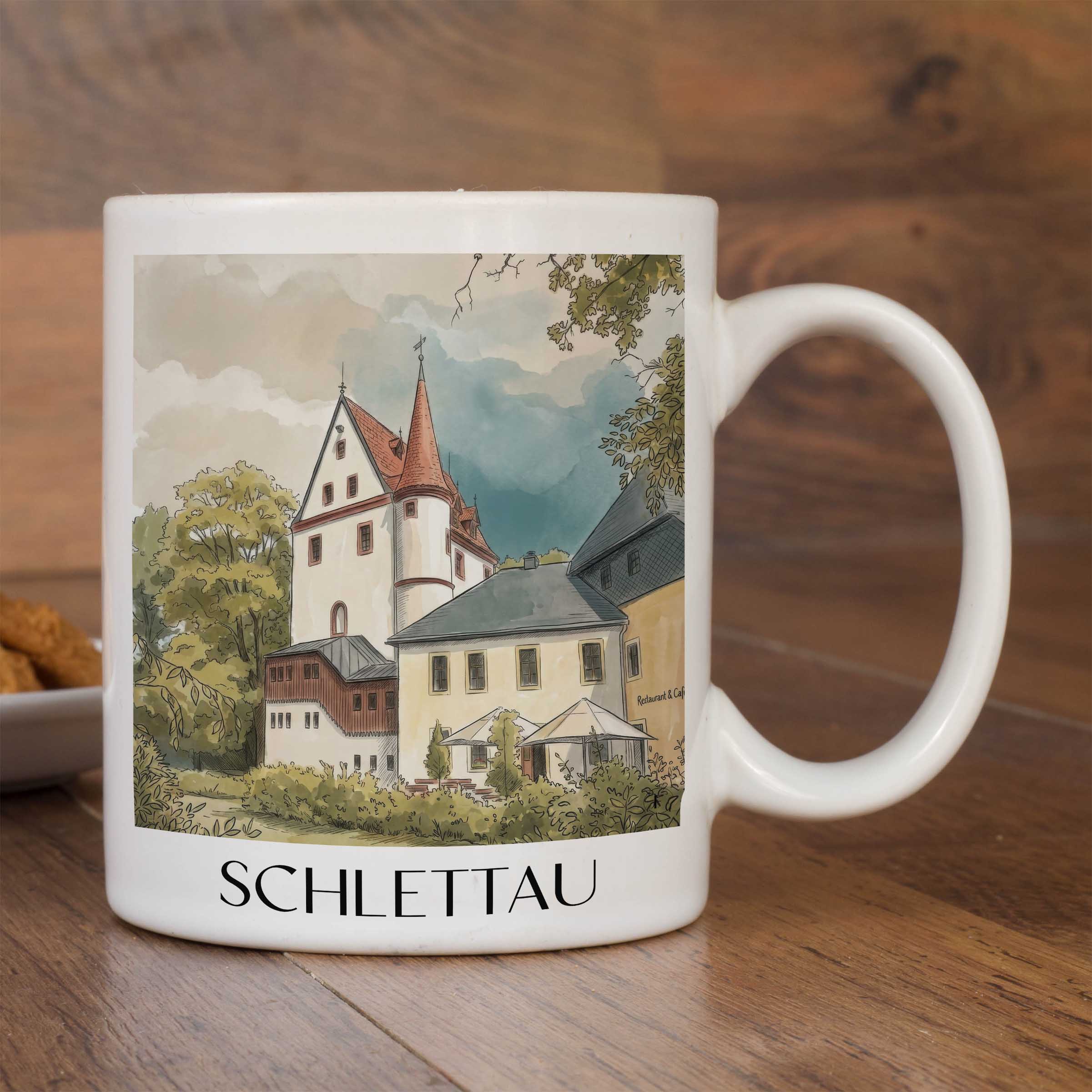 schlettau-erzgebirge-deutschland-kaffeebecher-aquarell