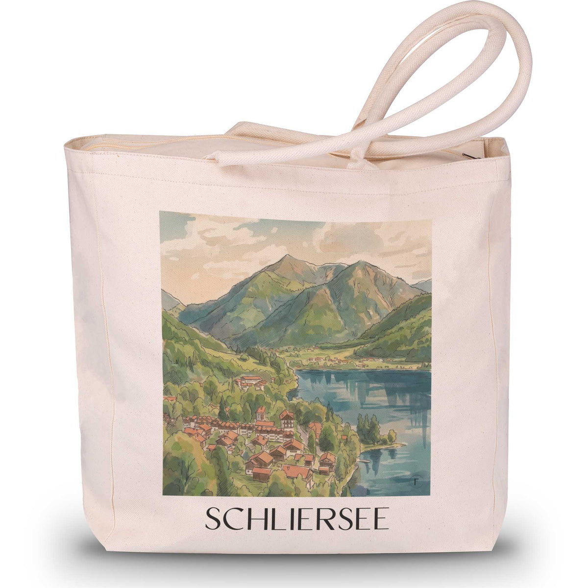 schliersee-bayern-deutschland-einkaufstasche-aquarell
